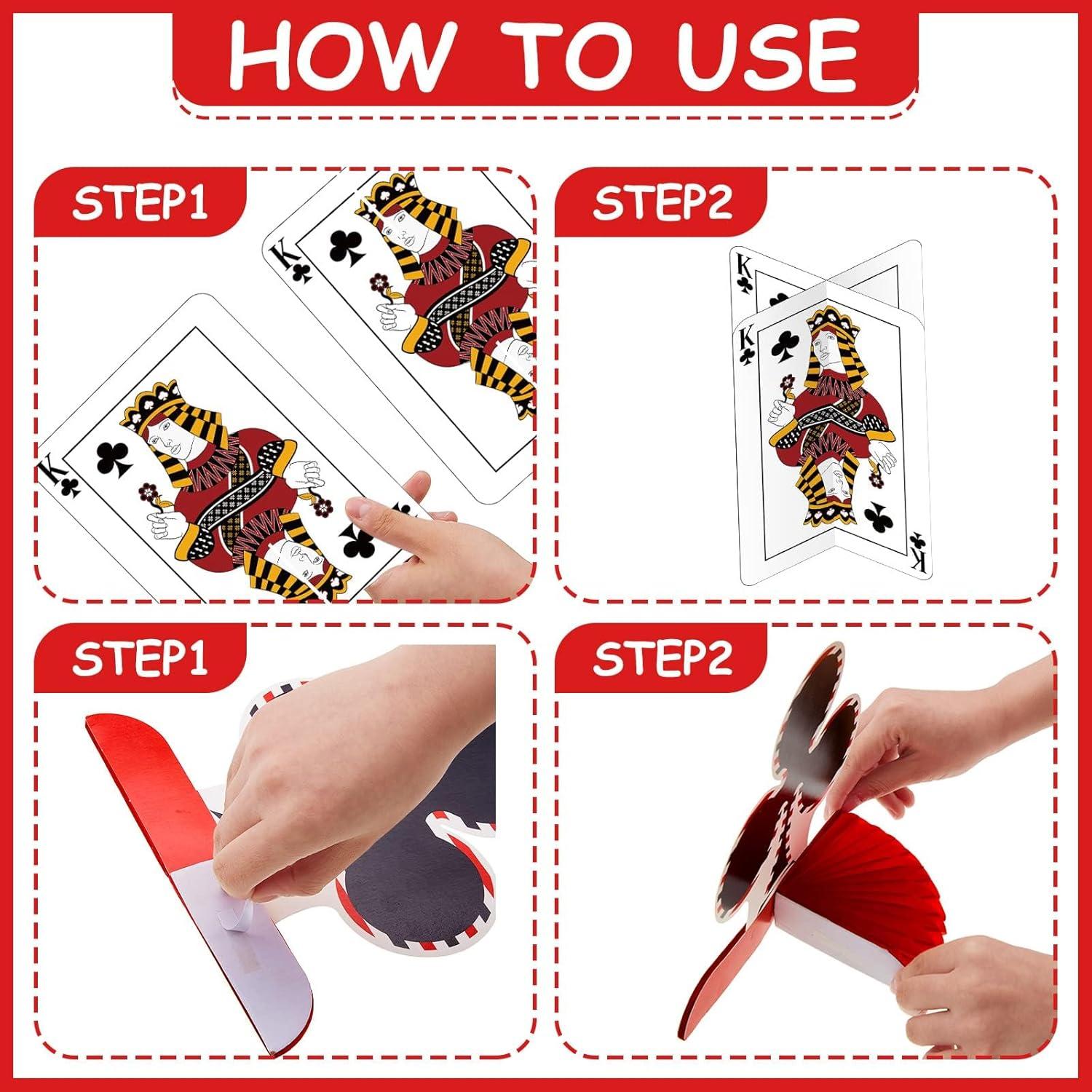 12 Piezas Decoraciones de Fiesta Casino Outus Adornos Mesa