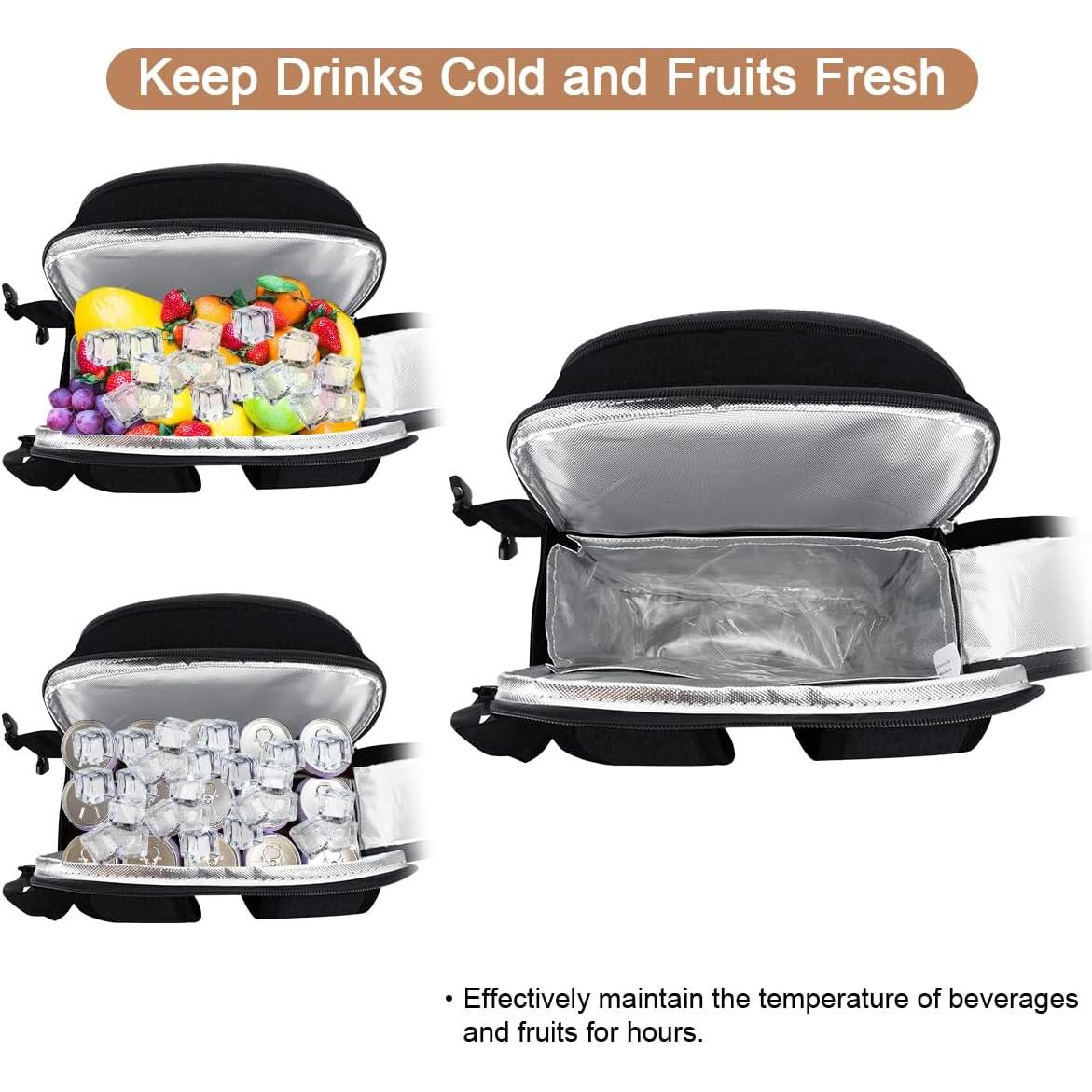 Mochila de Picnic Sunflora para 2 Personas con Enfriador y Manta