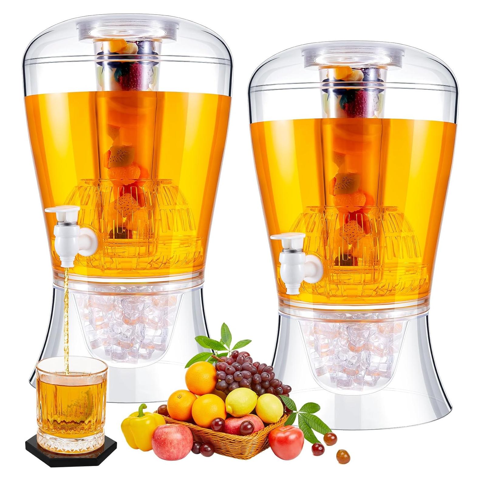 Dispensador de Bebidas Maxcheck 2 Piezas 6.8L Acrílico