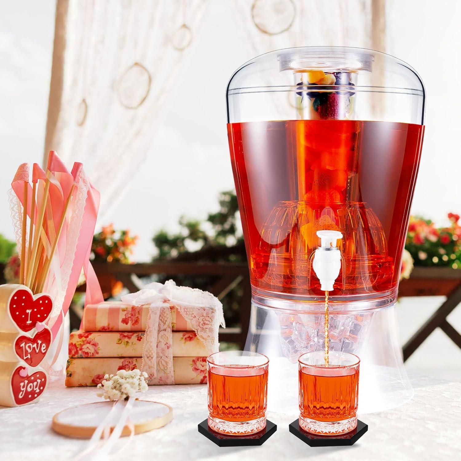 Dispensador de Bebidas Maxcheck 2 Piezas 6.8L Acrílico