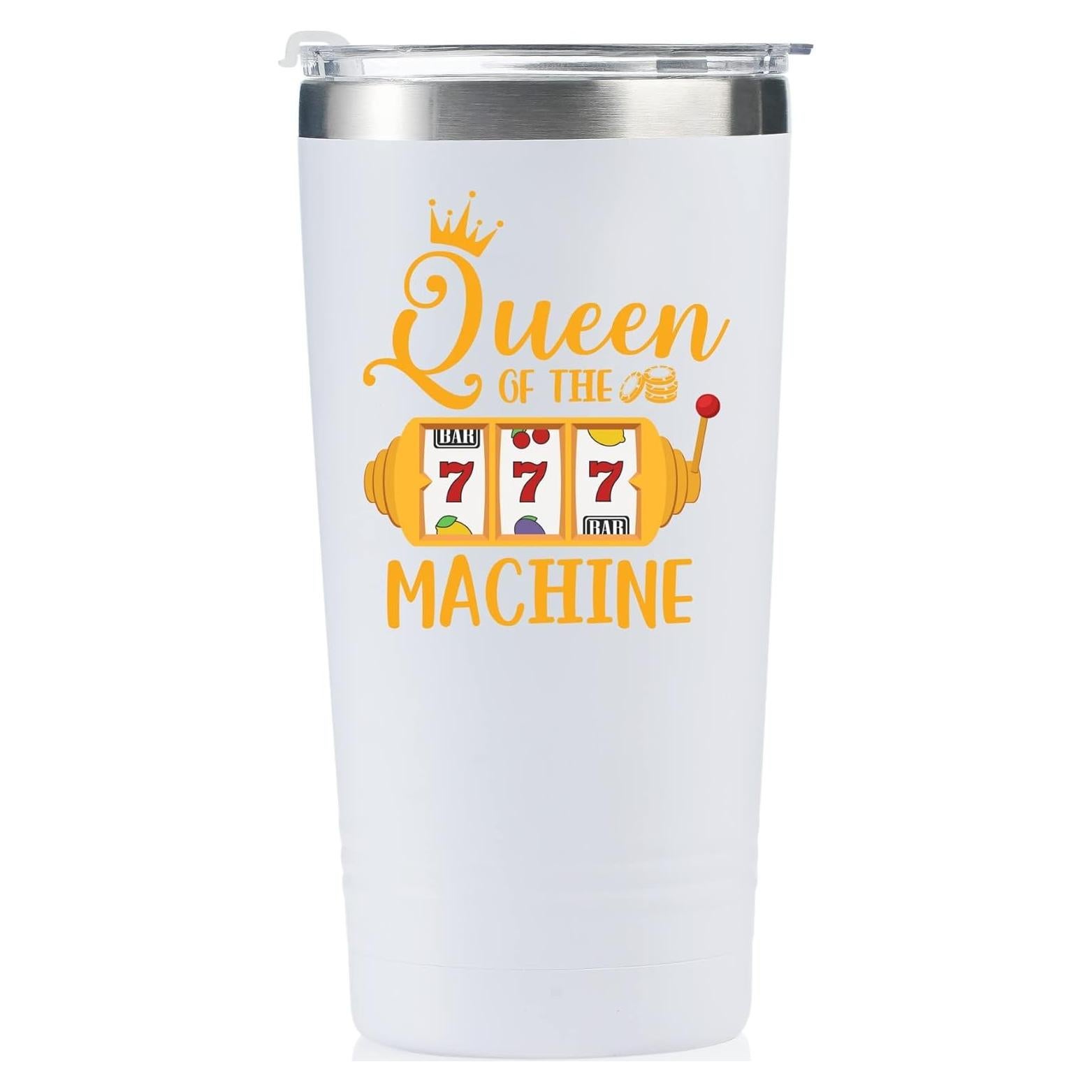 Vaso de Acero Inoxidable Onebttl 591 ml Blanco con Popote