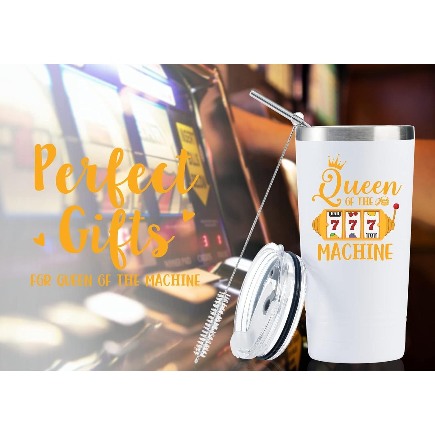 Vaso de Acero Inoxidable Onebttl 591 ml Blanco con Popote