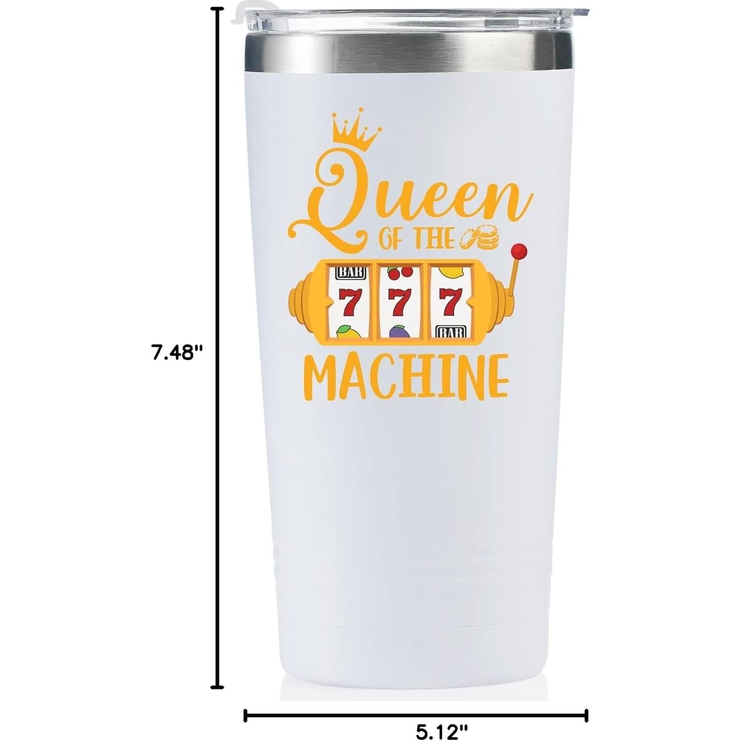 Vaso de Acero Inoxidable Onebttl 591 ml Blanco con Popote