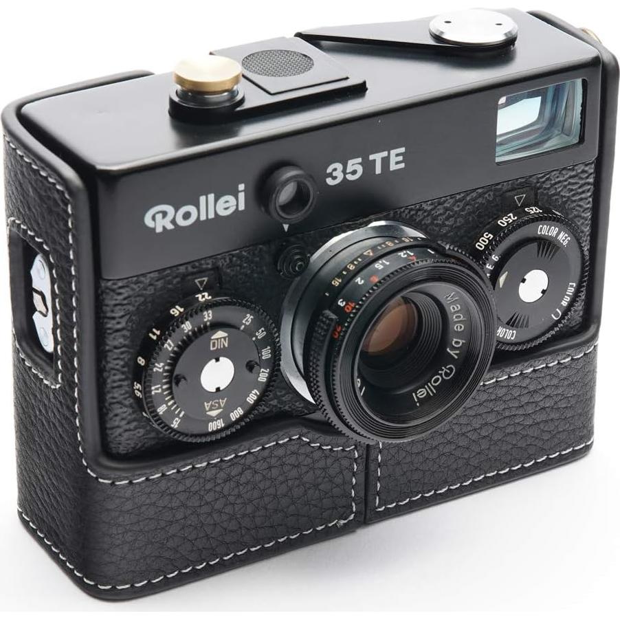 Funda de Cuero para Cámara Rollei 35SE BolinUS Negra