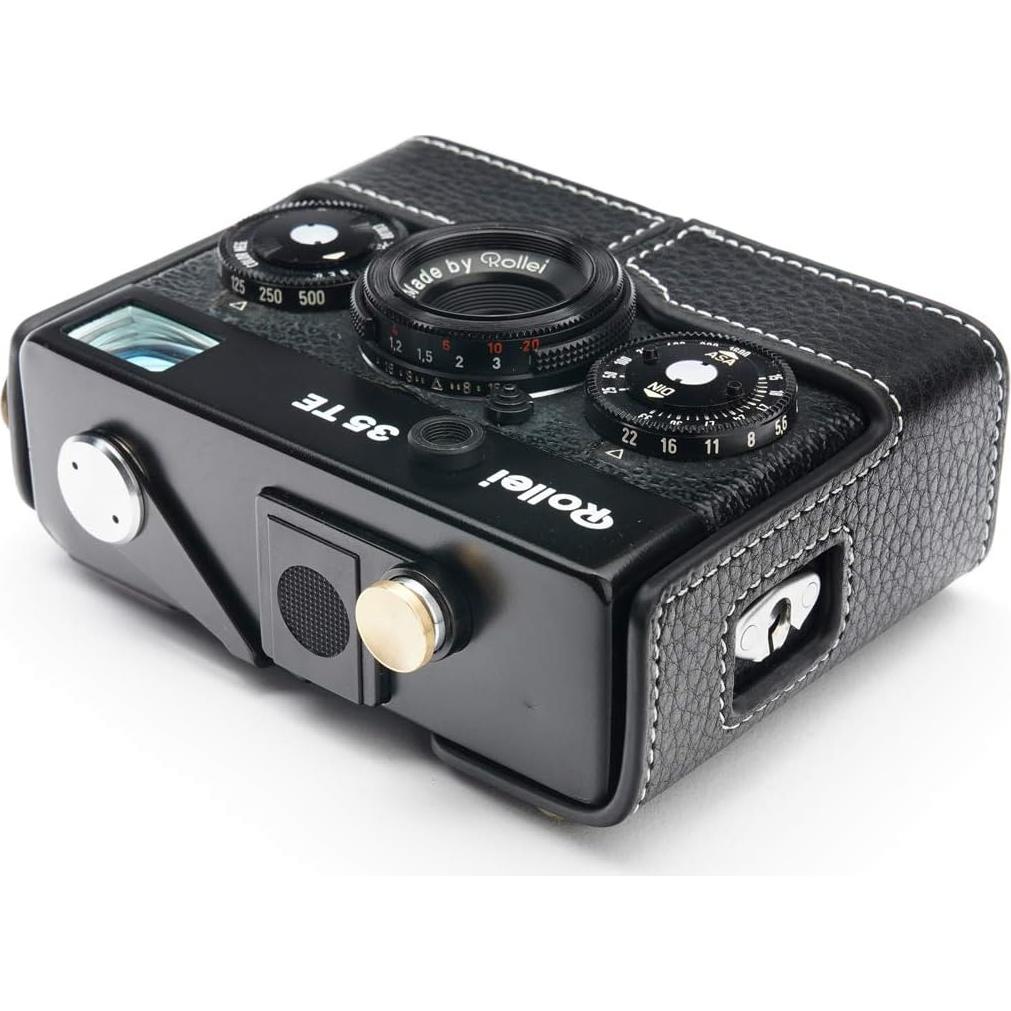 Funda de Cuero para Cámara Rollei 35SE BolinUS Negra