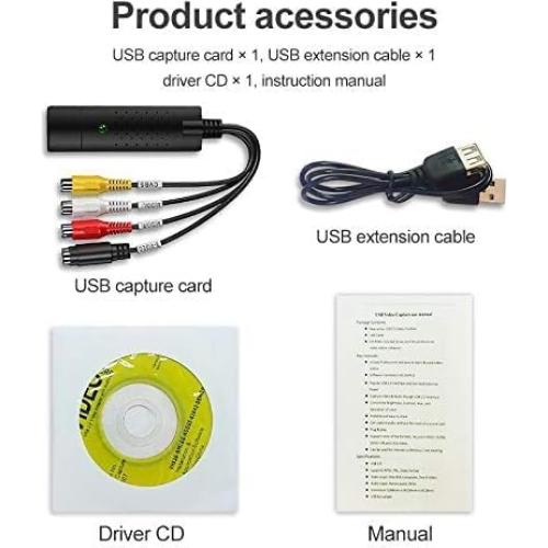 Tarjeta de Captura de Video USB 2.0 Ruihua - VHS a Digital