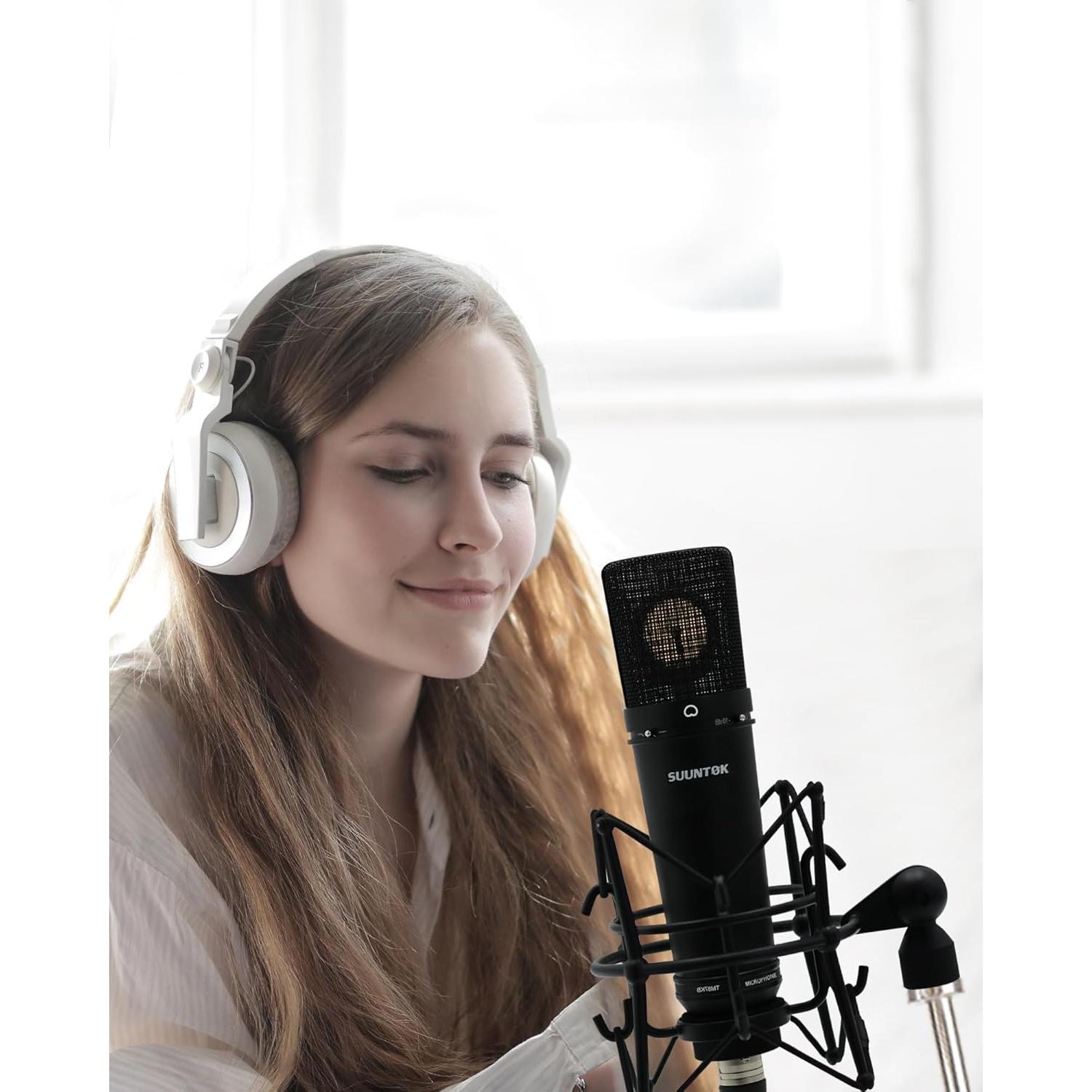 Micrófono XLR SUUNTOK TM87KB Condensador Cardioide 34mm