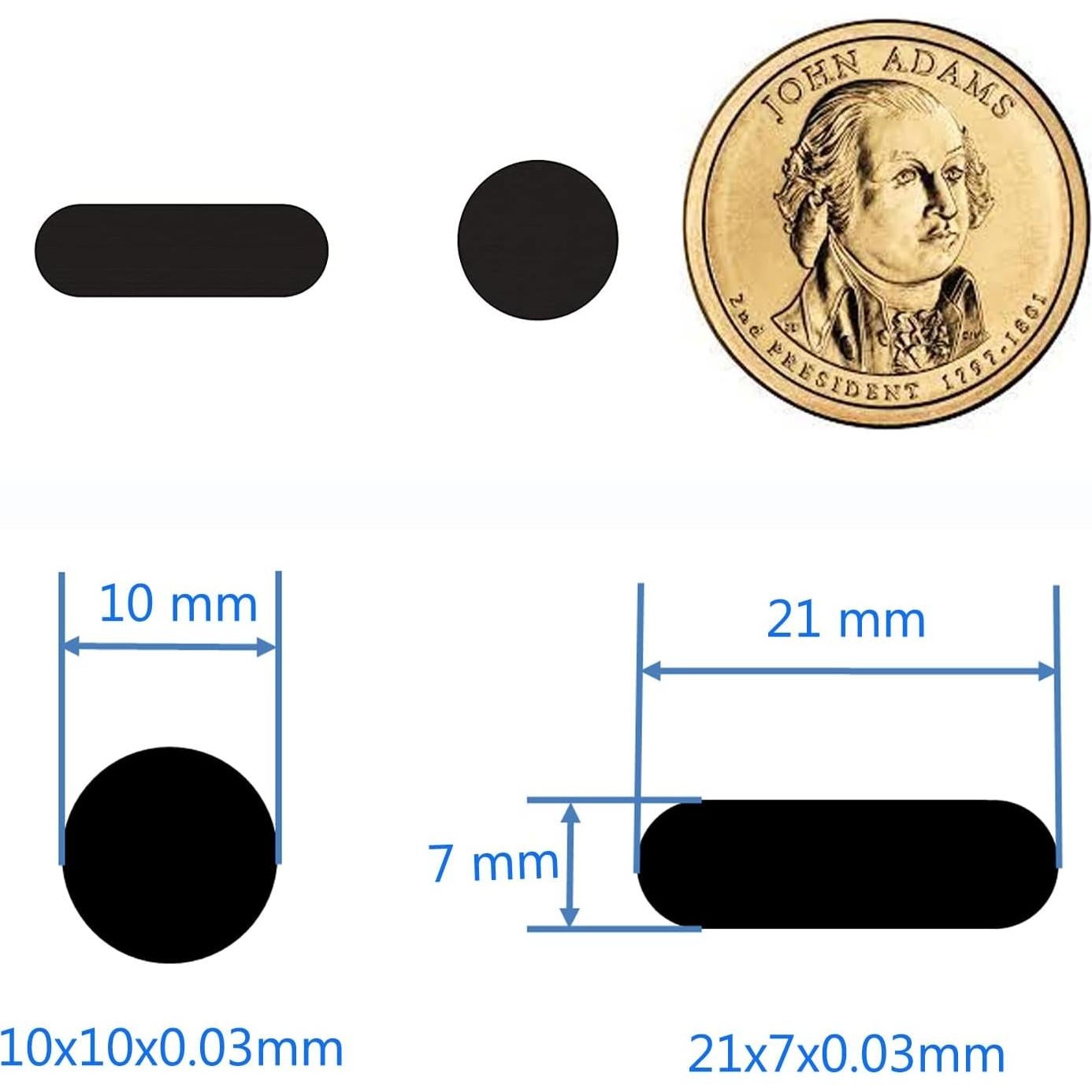 Cubiertas de Webcam APeiSi - Protección de Privacidad 20 Pzas