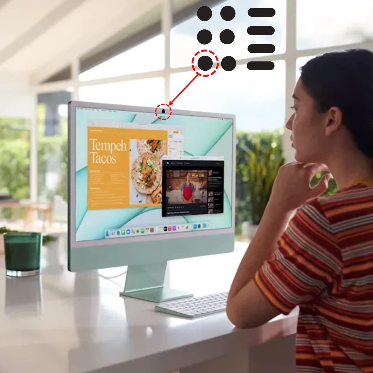 Cubiertas de Webcam APeiSi - Protección de Privacidad 20 Pzas