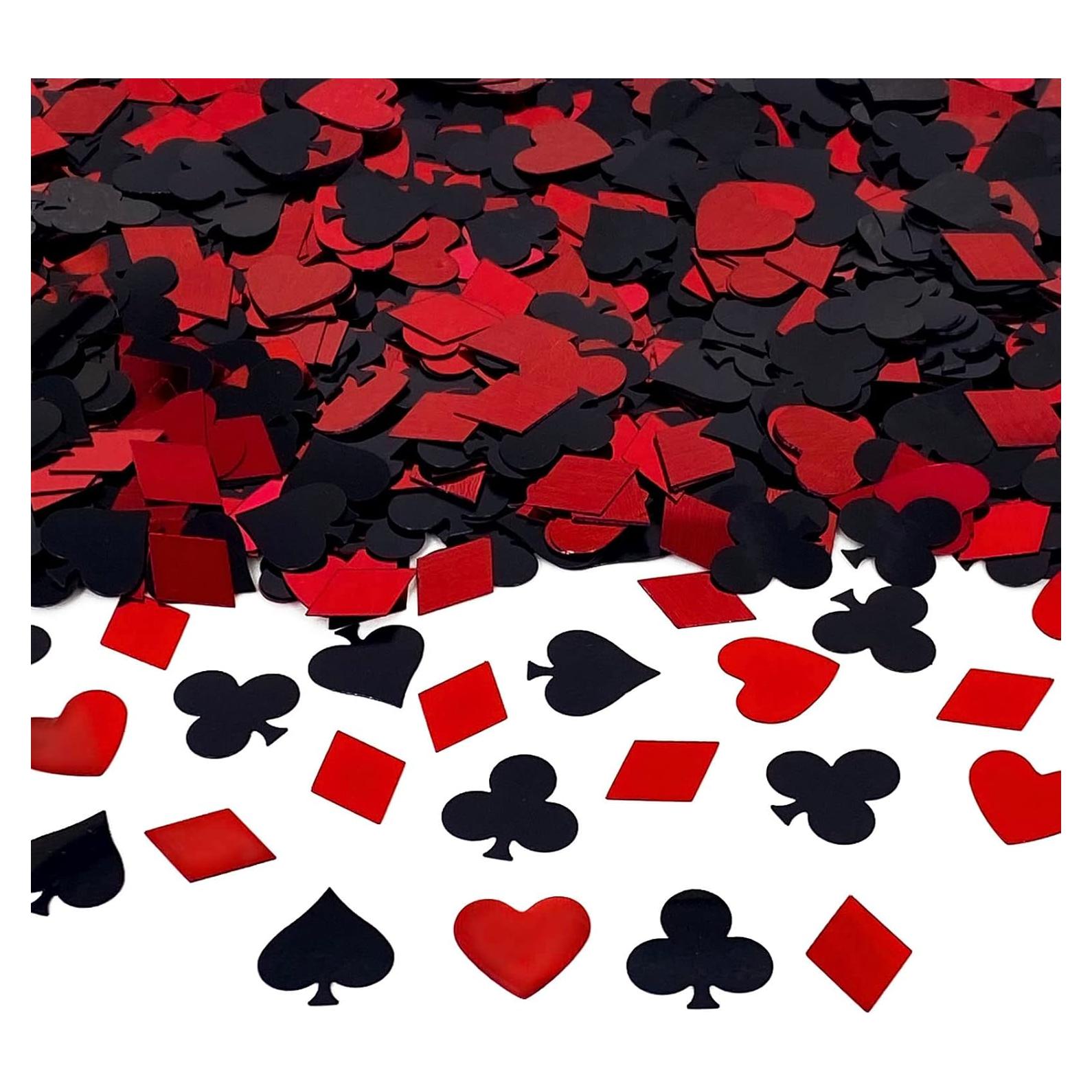 Confeti de Póker JNSAXMI 16mm para Fiestas y Bodas