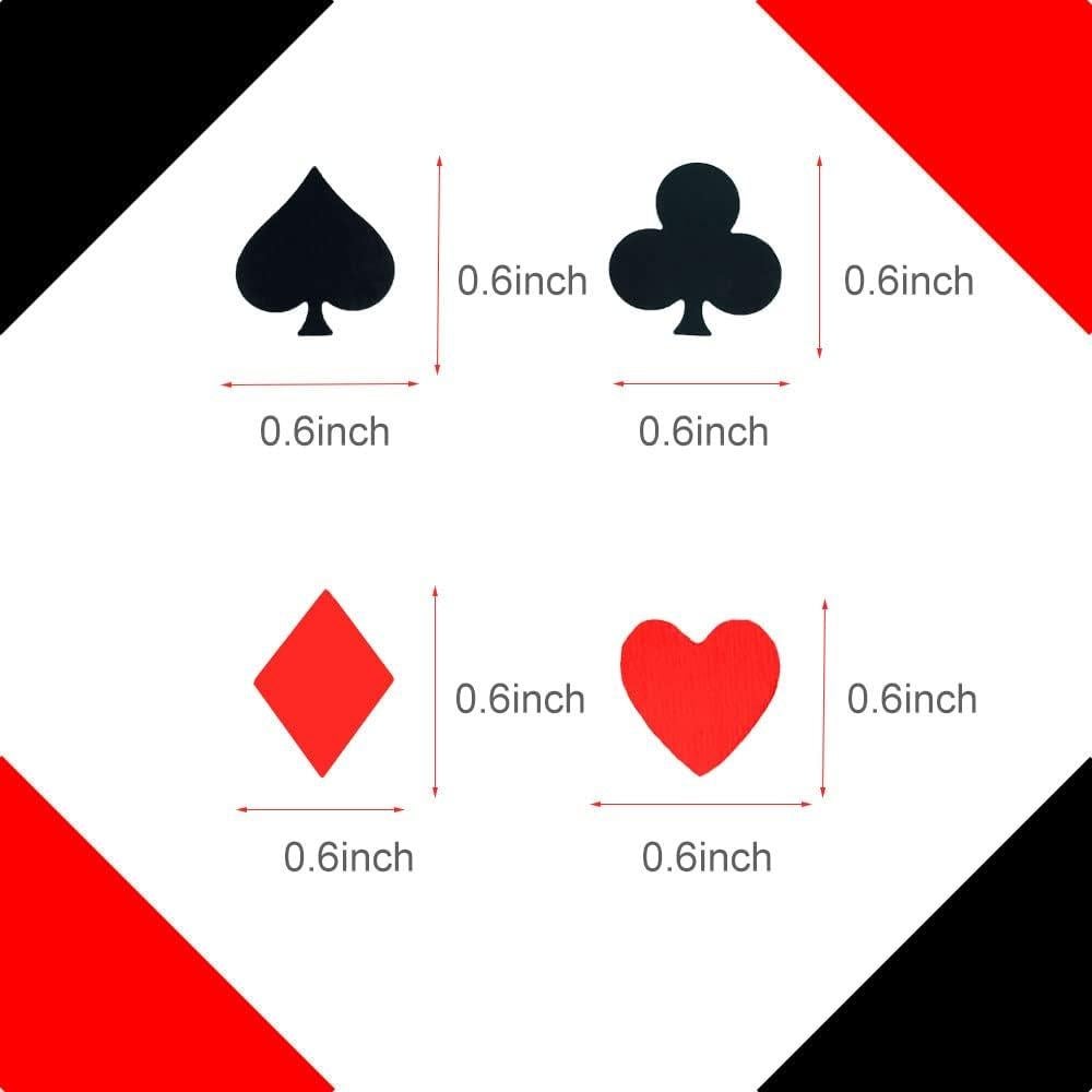 Confeti de Póker JNSAXMI 16mm para Fiestas y Bodas