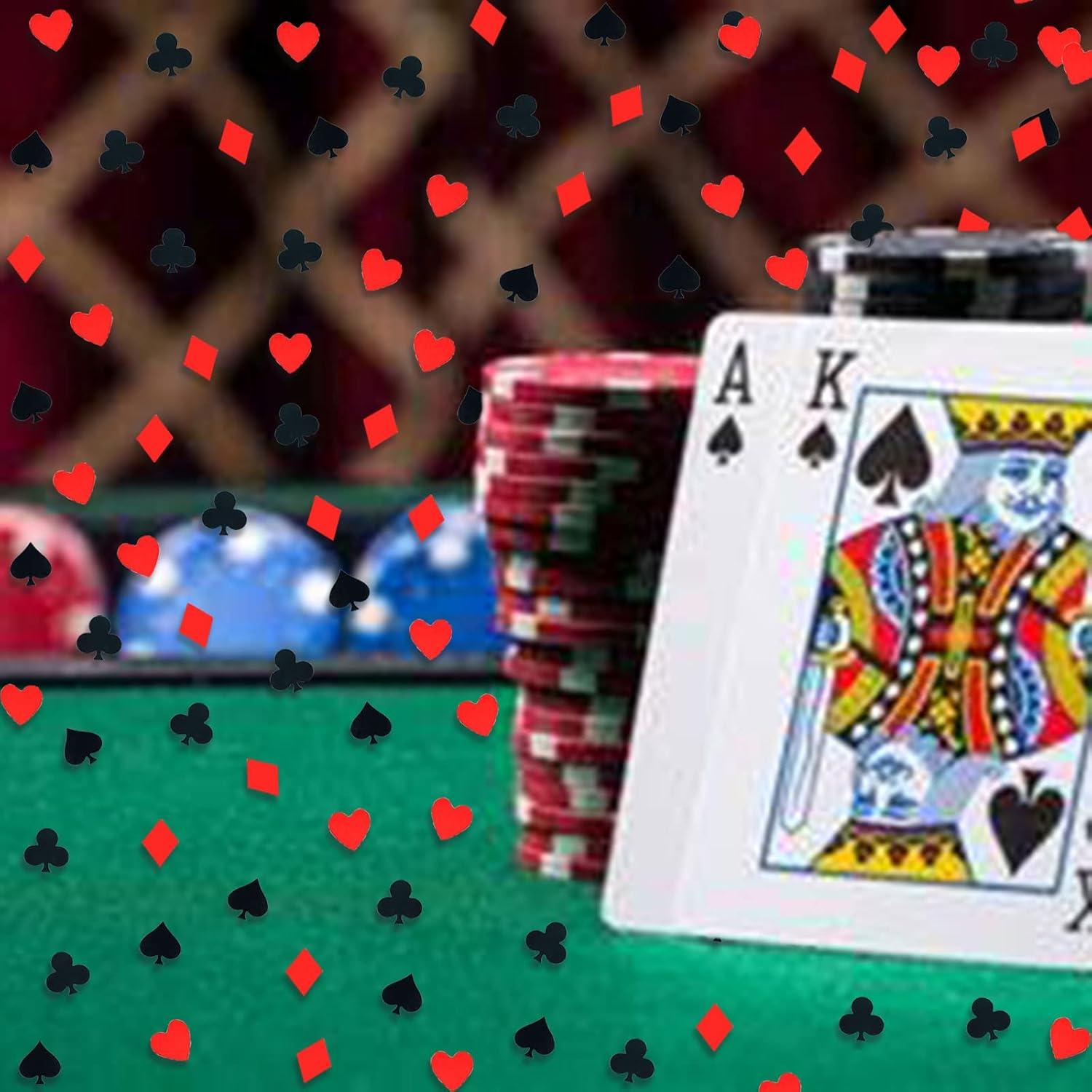 Confeti de Póker JNSAXMI 16mm para Fiestas y Bodas