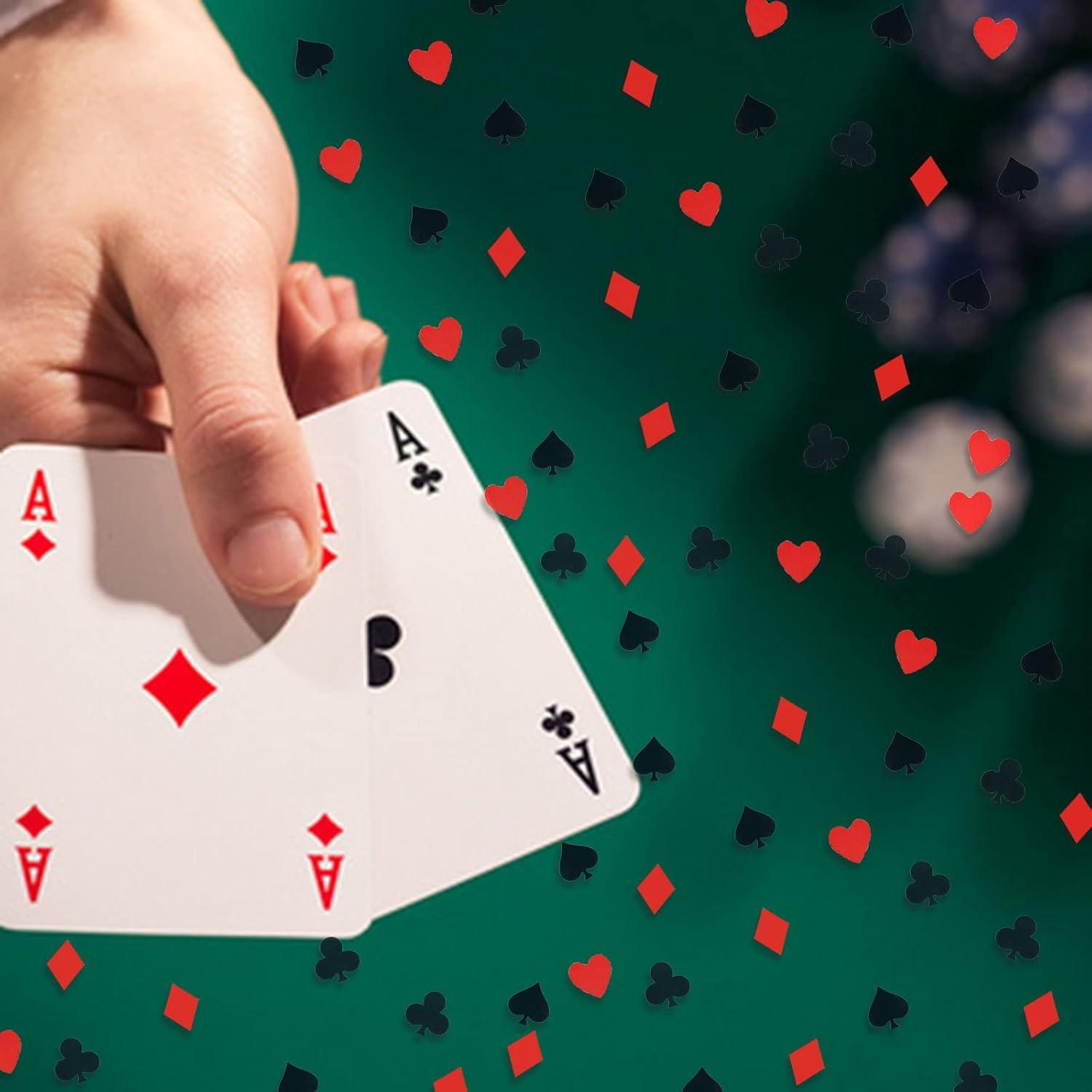 Confeti de Póker JNSAXMI 16mm para Fiestas y Bodas