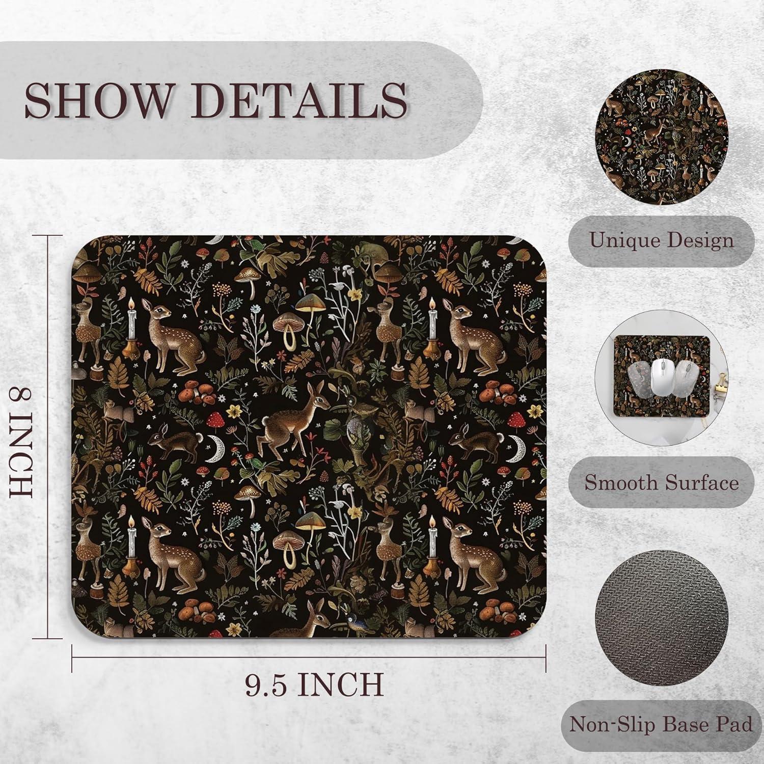 Alfombrilla de Ratón BAYOGITA Patrón de Madera 24.1x20.3 cm