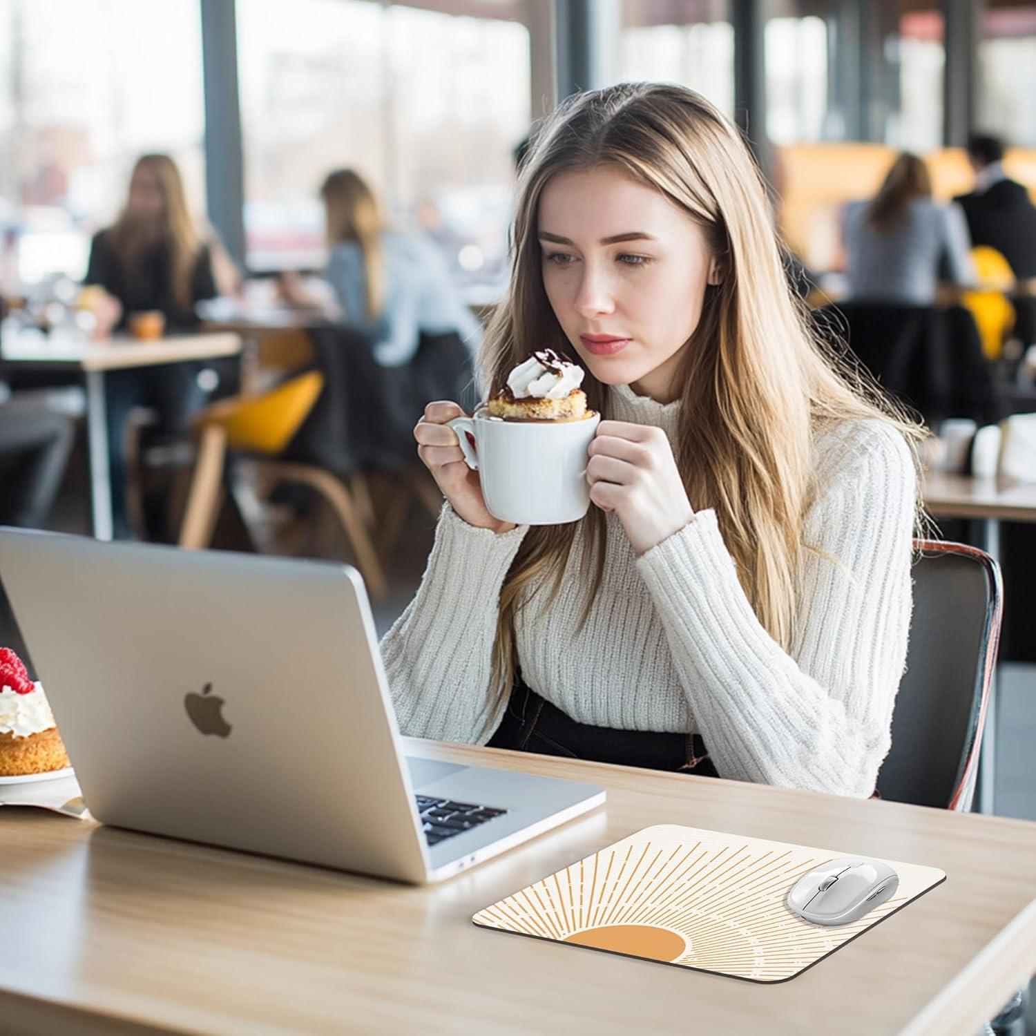 Alfombrilla de Ratón BAYOGITA Sol Boho 24.1x20.3 cm Antideslizante