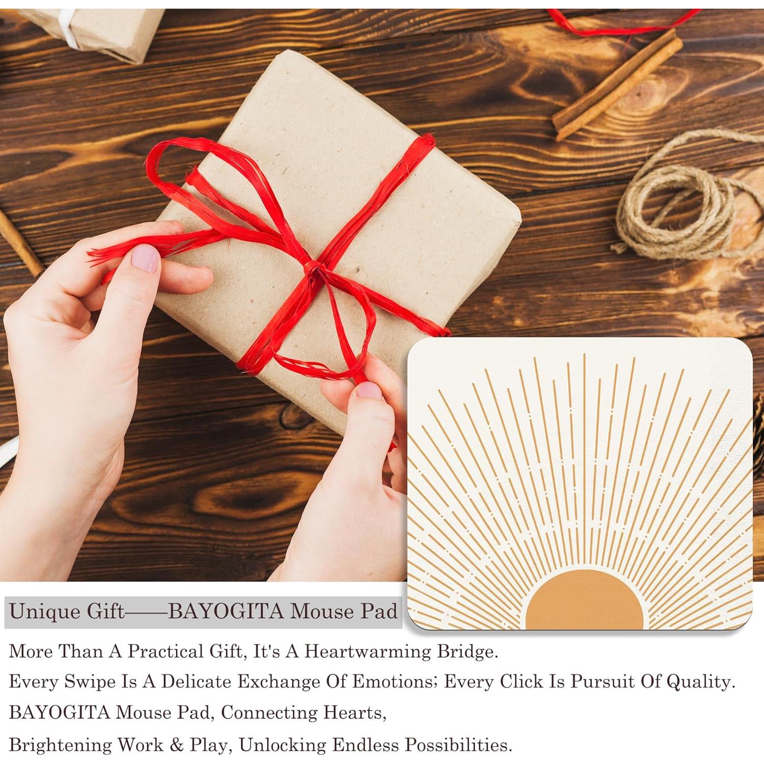 Alfombrilla de Ratón BAYOGITA Sol Boho 24.1x20.3 cm Antideslizante