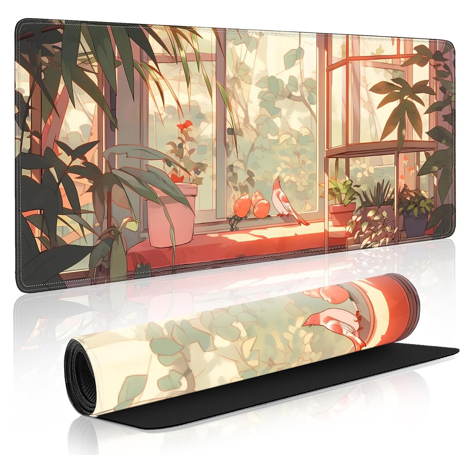 Alfombrilla de Ratón XL Nowdezi Pájaro Bonito 80 x 30 cm Antideslizante