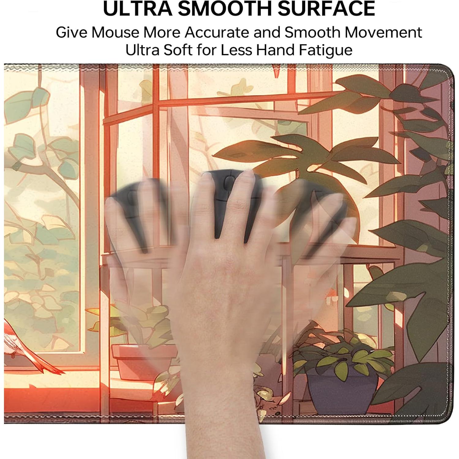 Alfombrilla de Ratón XL Nowdezi Pájaro Bonito 80 x 30 cm Antideslizante