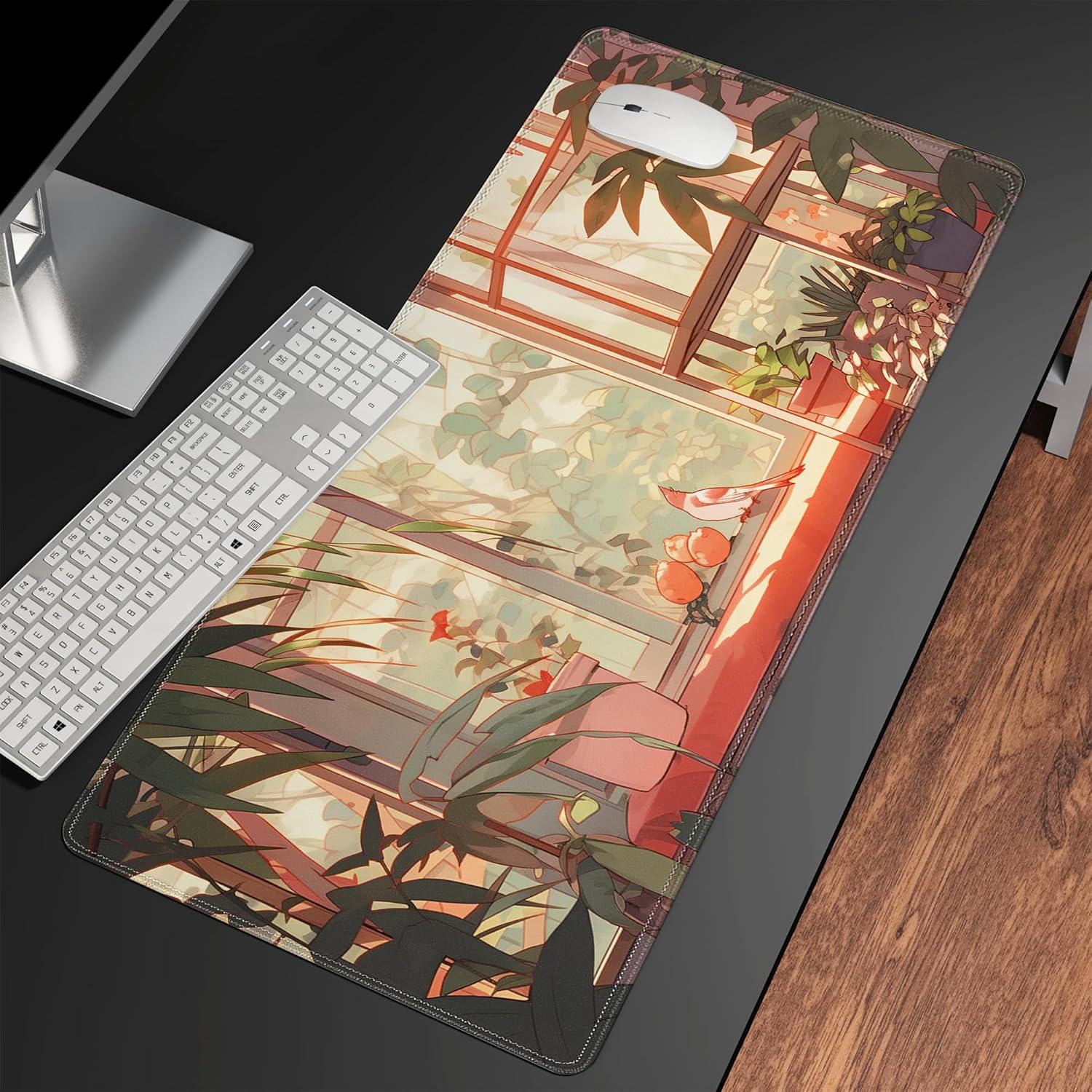 Alfombrilla de Ratón XL Nowdezi Pájaro Bonito 80 x 30 cm Antideslizante