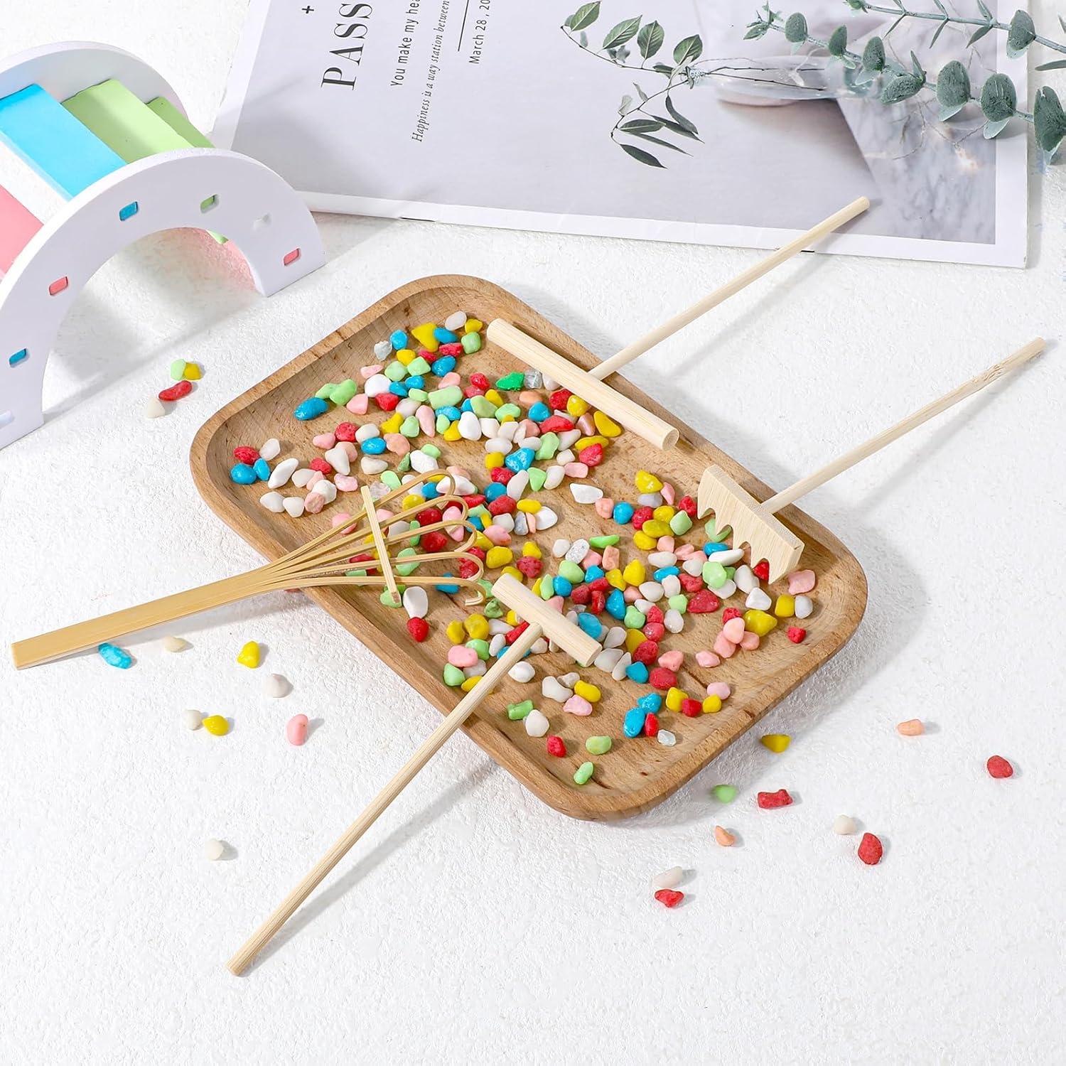 Paquete de 4 Rastrillos de Jardín Zen Hariendny Miniatura