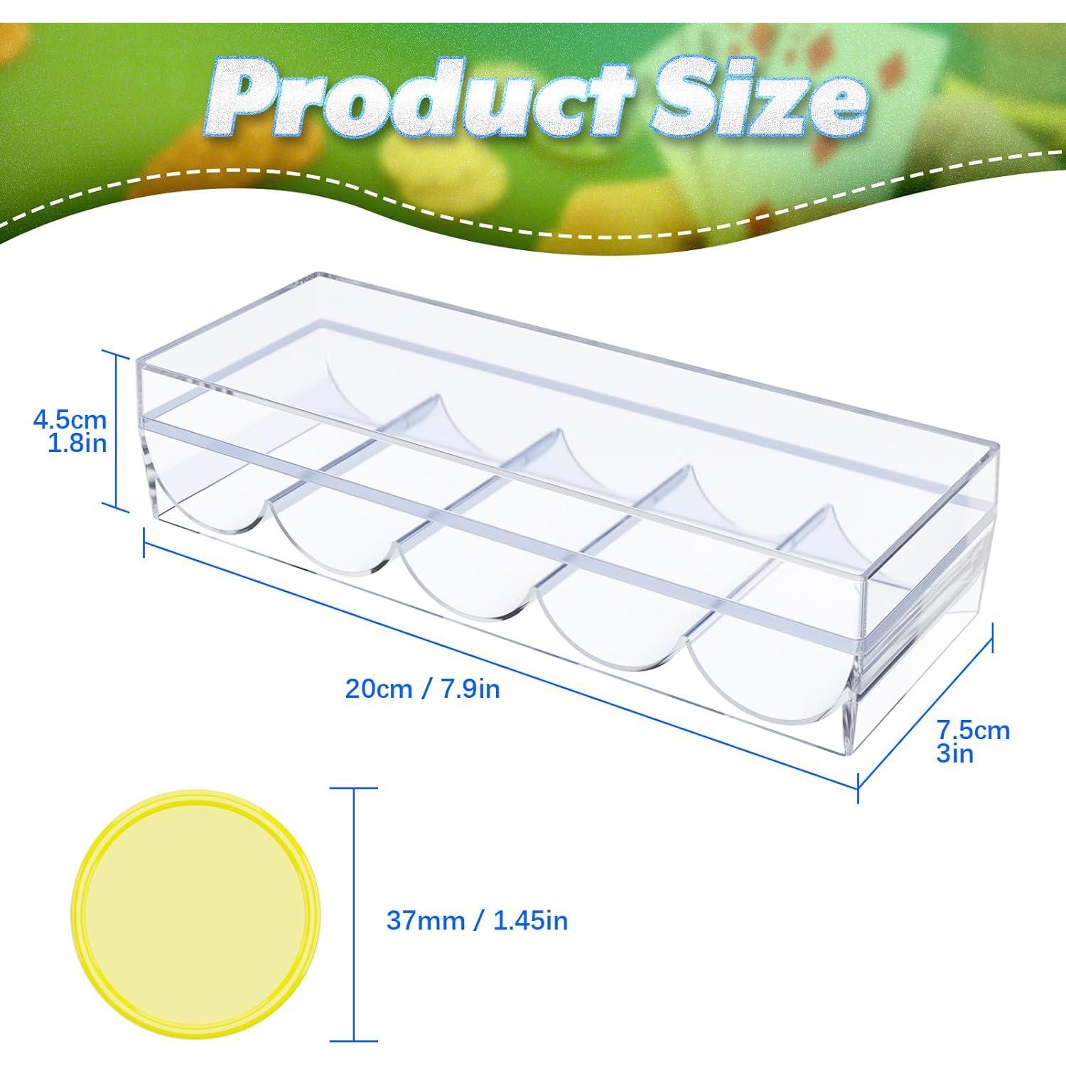 Fichas de Póker Cosmos 100 Pcs con Caja Acrílica