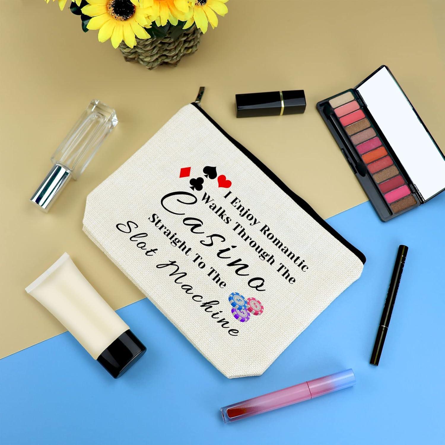 Bolsa de Maquillaje Mikela para Mujeres Amantes del Casino