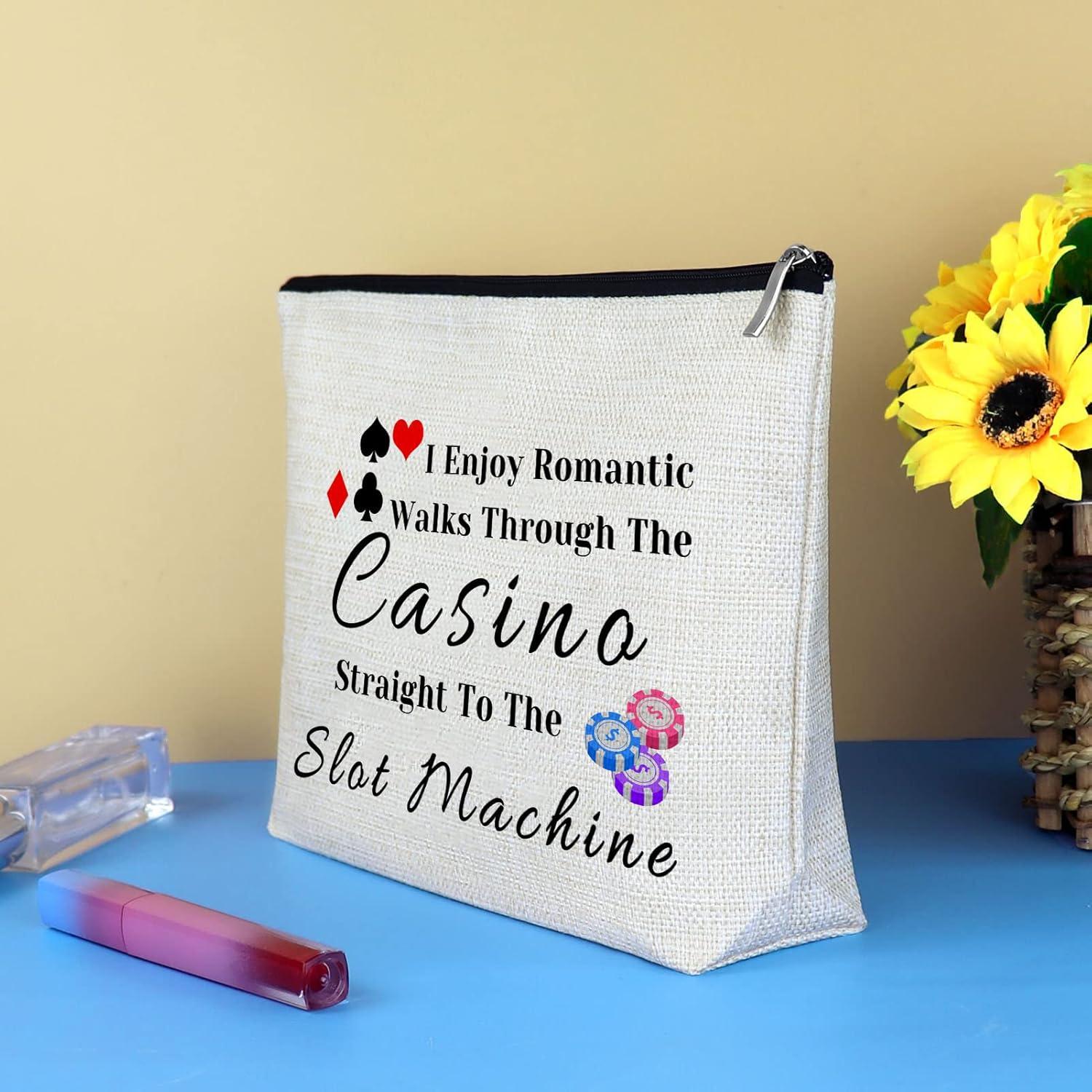 Bolsa de Maquillaje Mikela para Mujeres Amantes del Casino