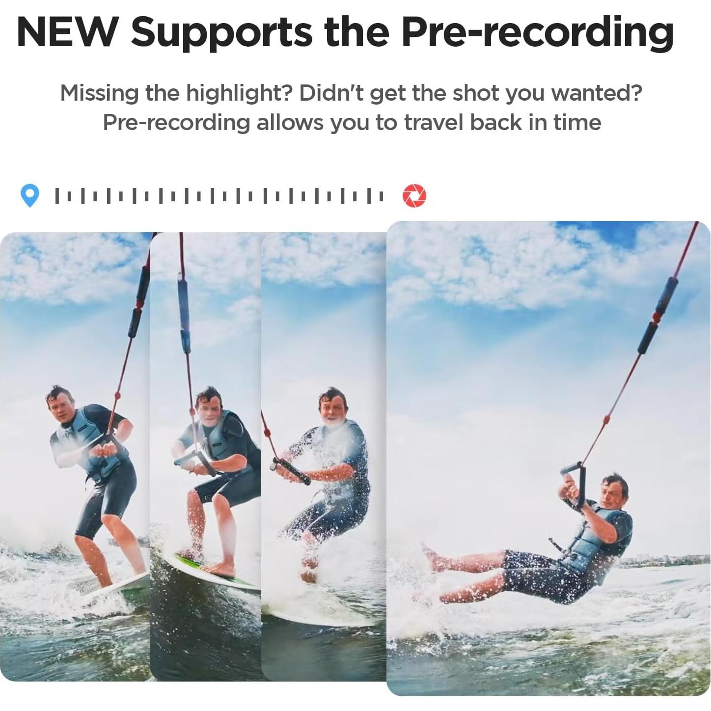 Cámara de Acción Yolansin 4K 20MP Pantalla Dual Accesorios