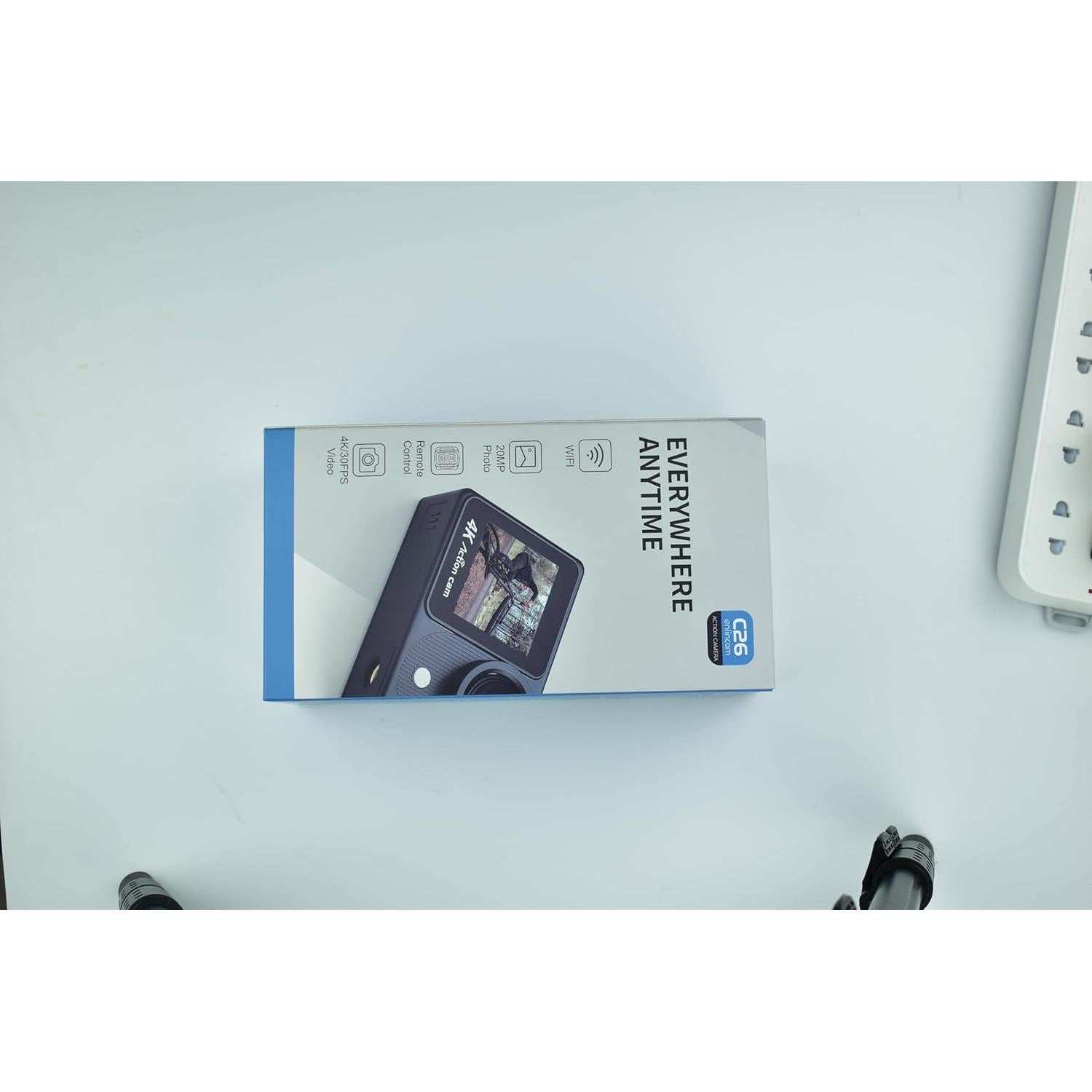 Cámara de Acción Yolansin 4K 20MP Pantalla Dual Accesorios