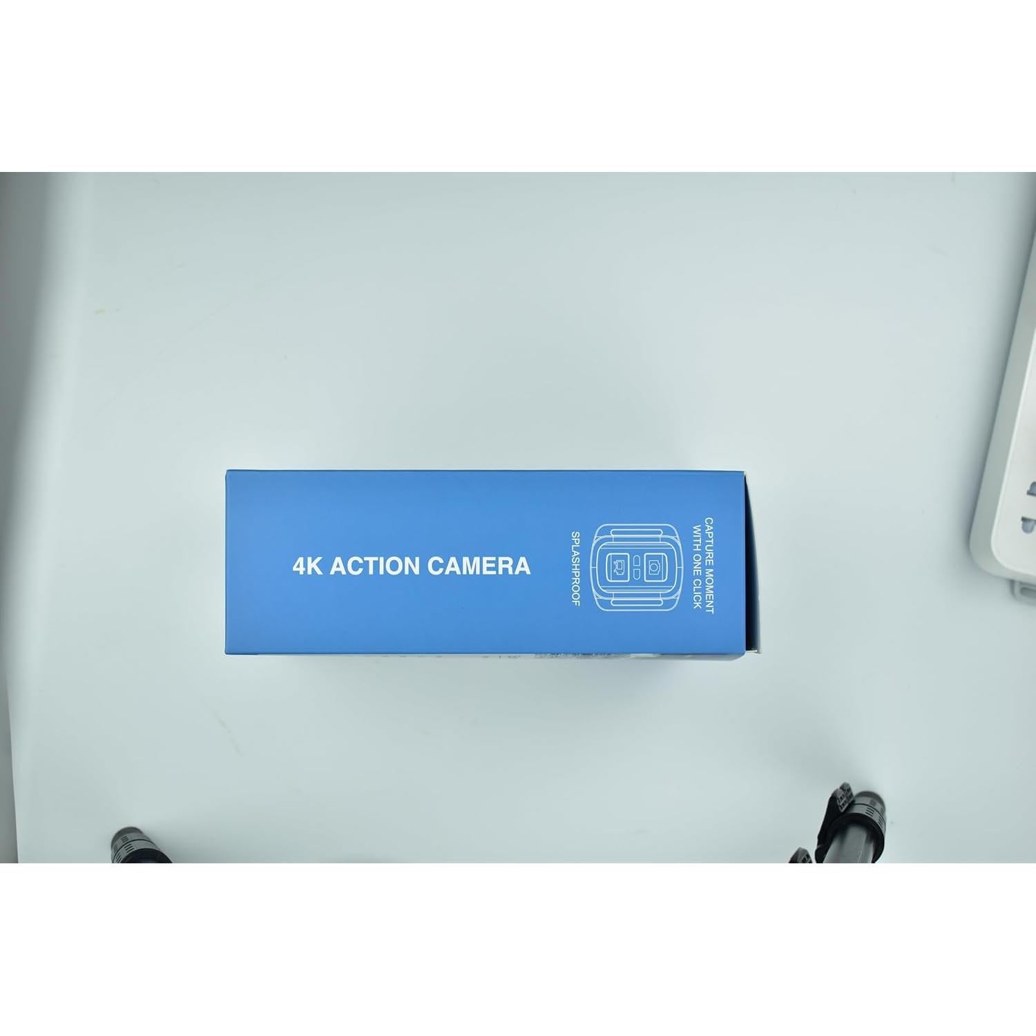 Cámara de Acción Yolansin 4K 20MP Pantalla Dual Accesorios