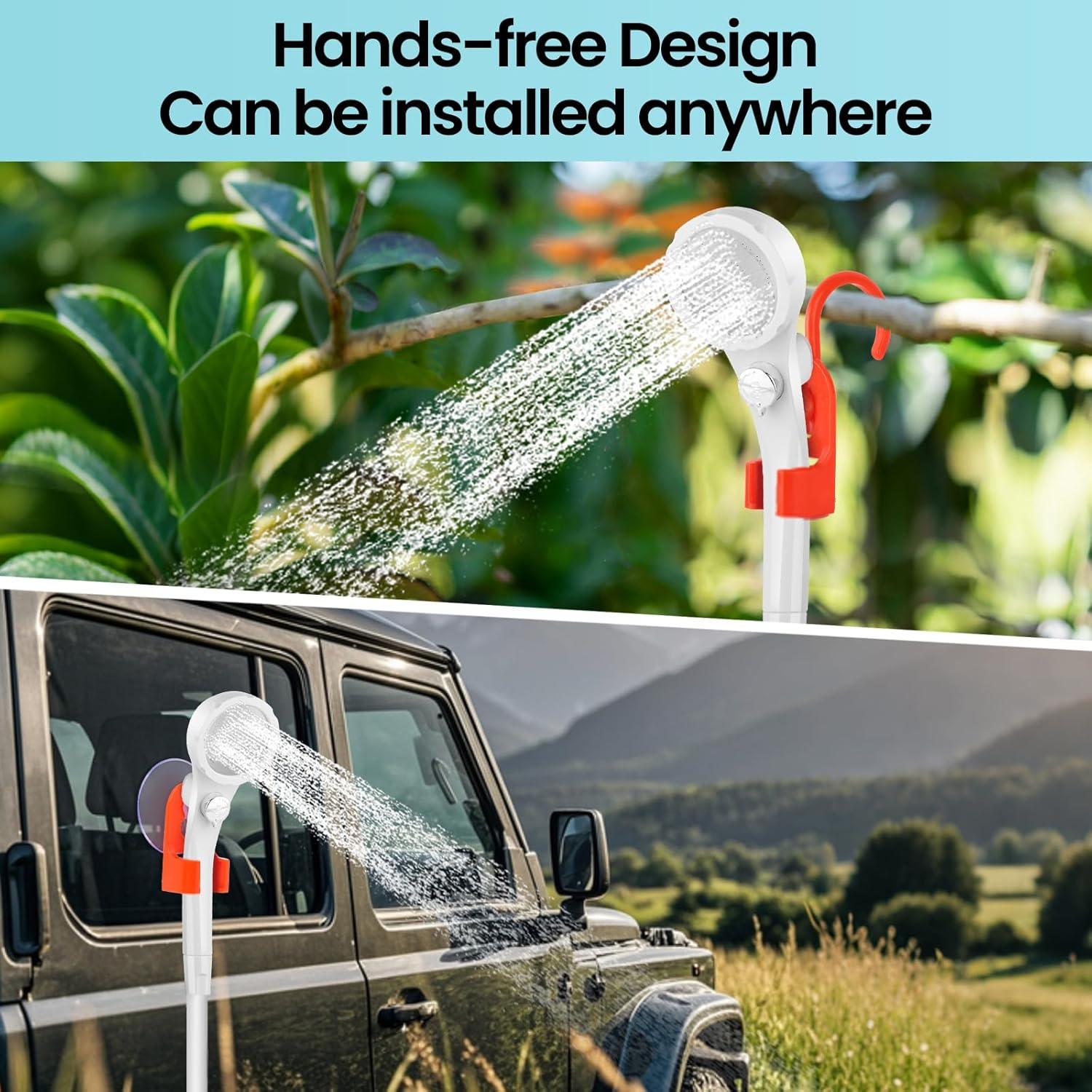 Ducha Portátil Barong Yekhna BYCP 7800mAh 3 Modos IPX7