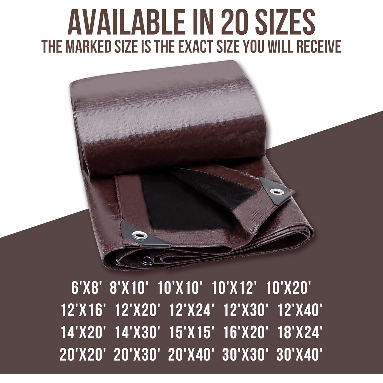 Lona de Polietileno 12mil Cartman 1.83x2.44m Impermeable