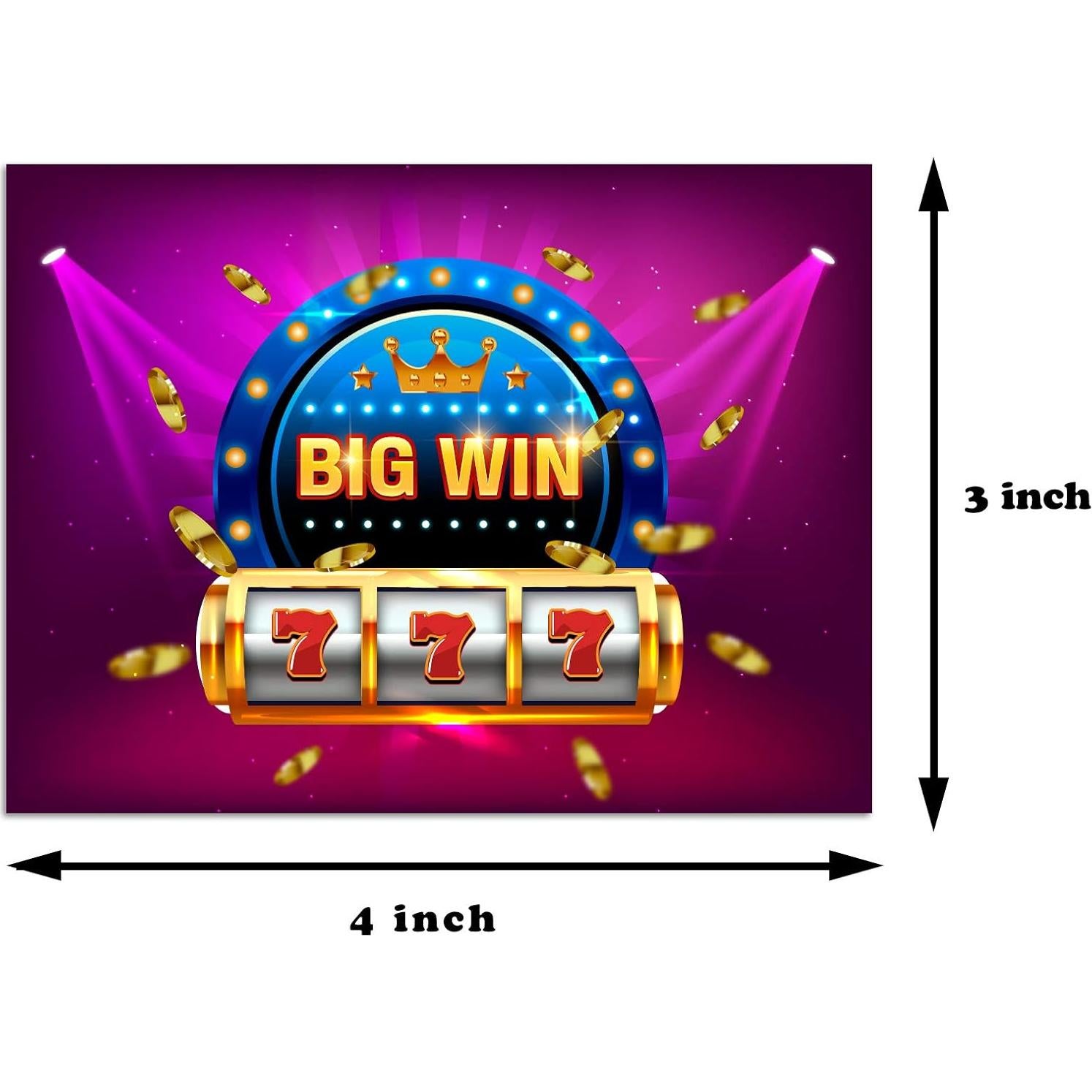 Tarjetas de Juego de Rascar Casino - Paquete de 30 Unidades