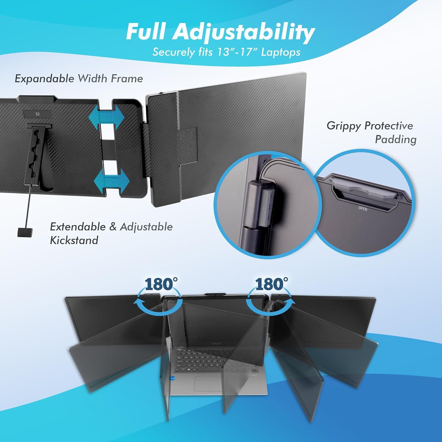 Monitor Portátil Asani S2 14" Full HD 1080P USB-C HDMI