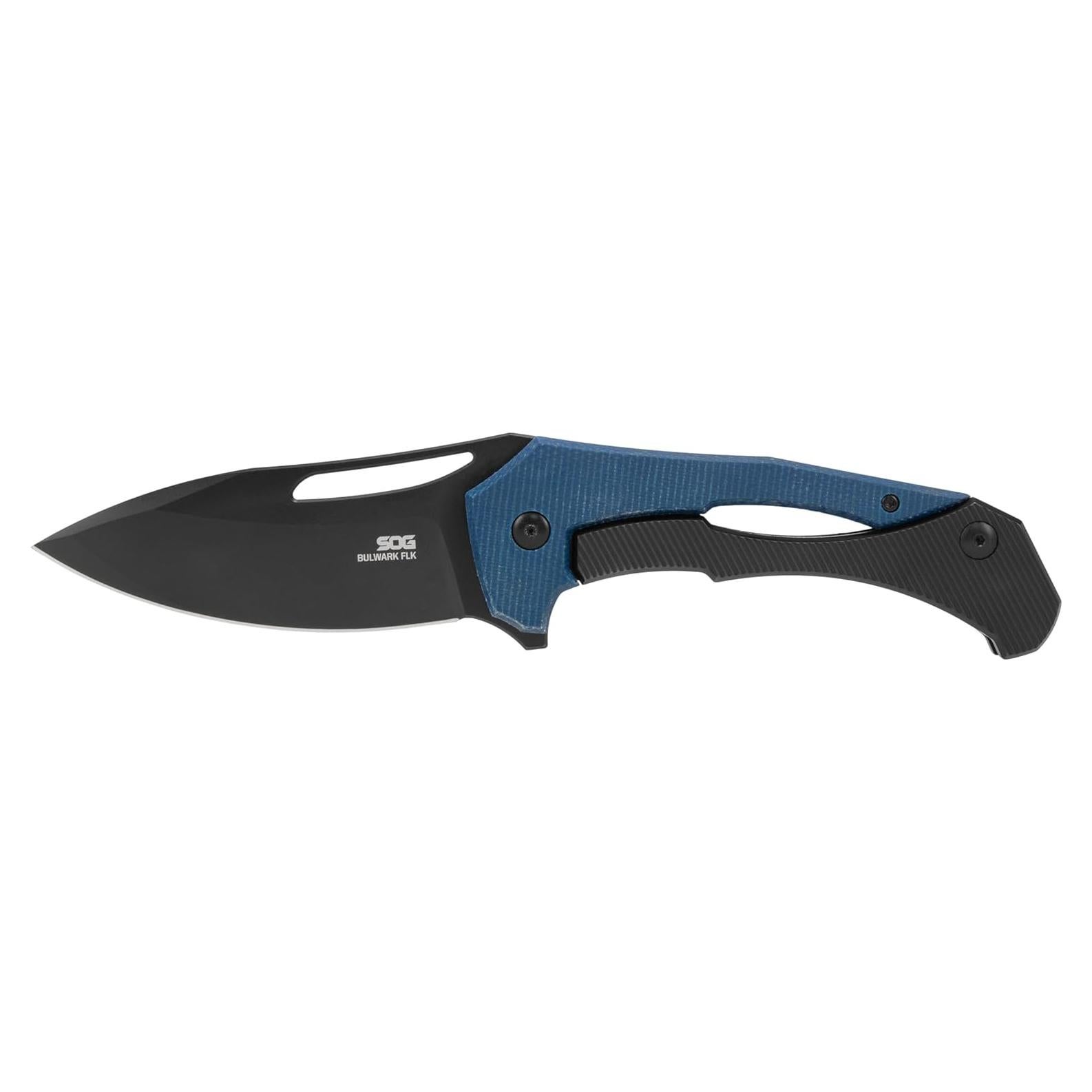 Cuchillo SOG Bulwark FL Azul Satinado 18.29 cm D2