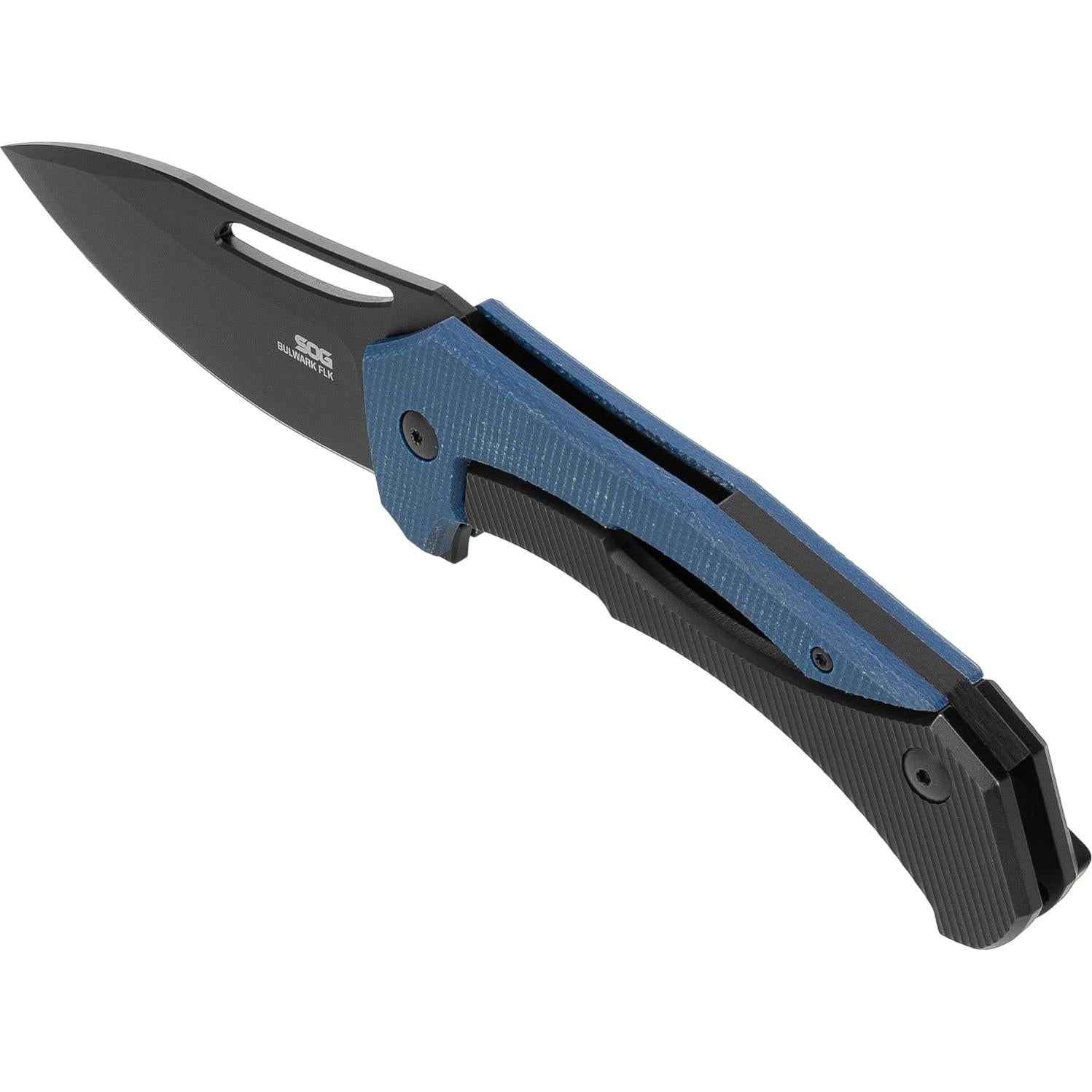 Cuchillo SOG Bulwark FL Azul Satinado 18.29 cm D2