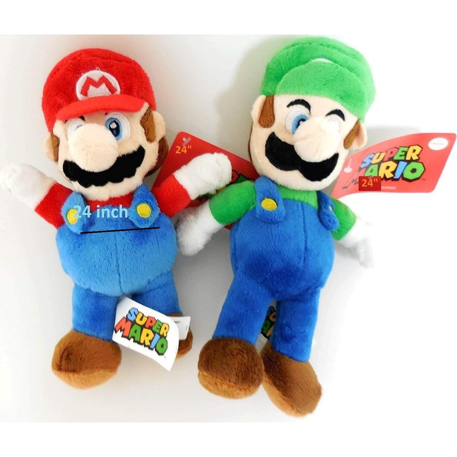 Conjunto de Muñecos de Peluche Nintendo Mario y Luigi 21 cm