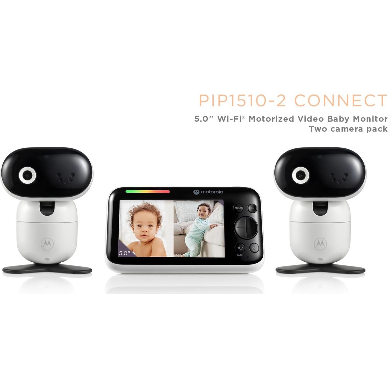 Monitor de Bebé Motorola PIP1510 - 2 Cámaras WiFi HD