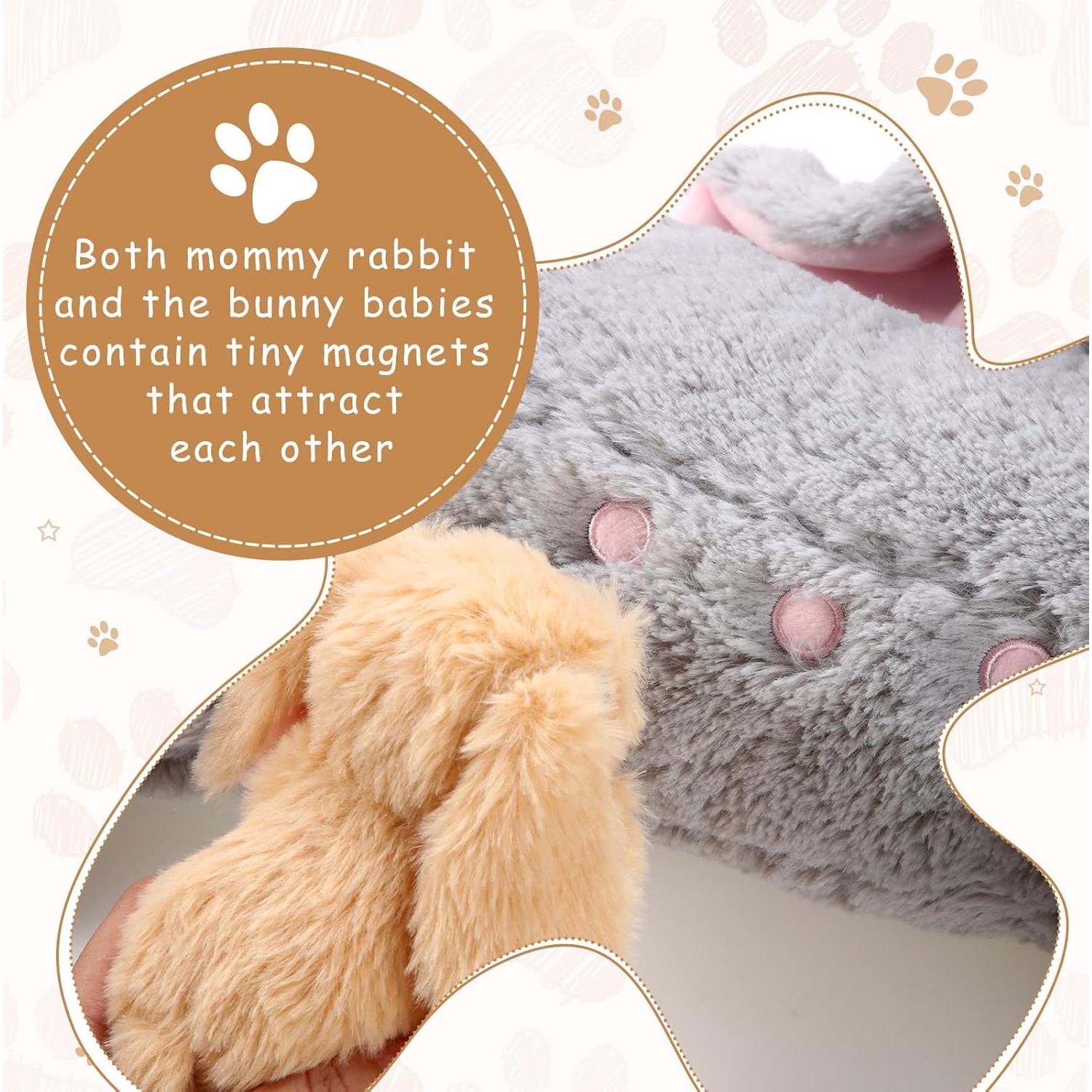 Conjunto de Juguetes de Peluche HyDren 5 Piezas Conejos 38 cm