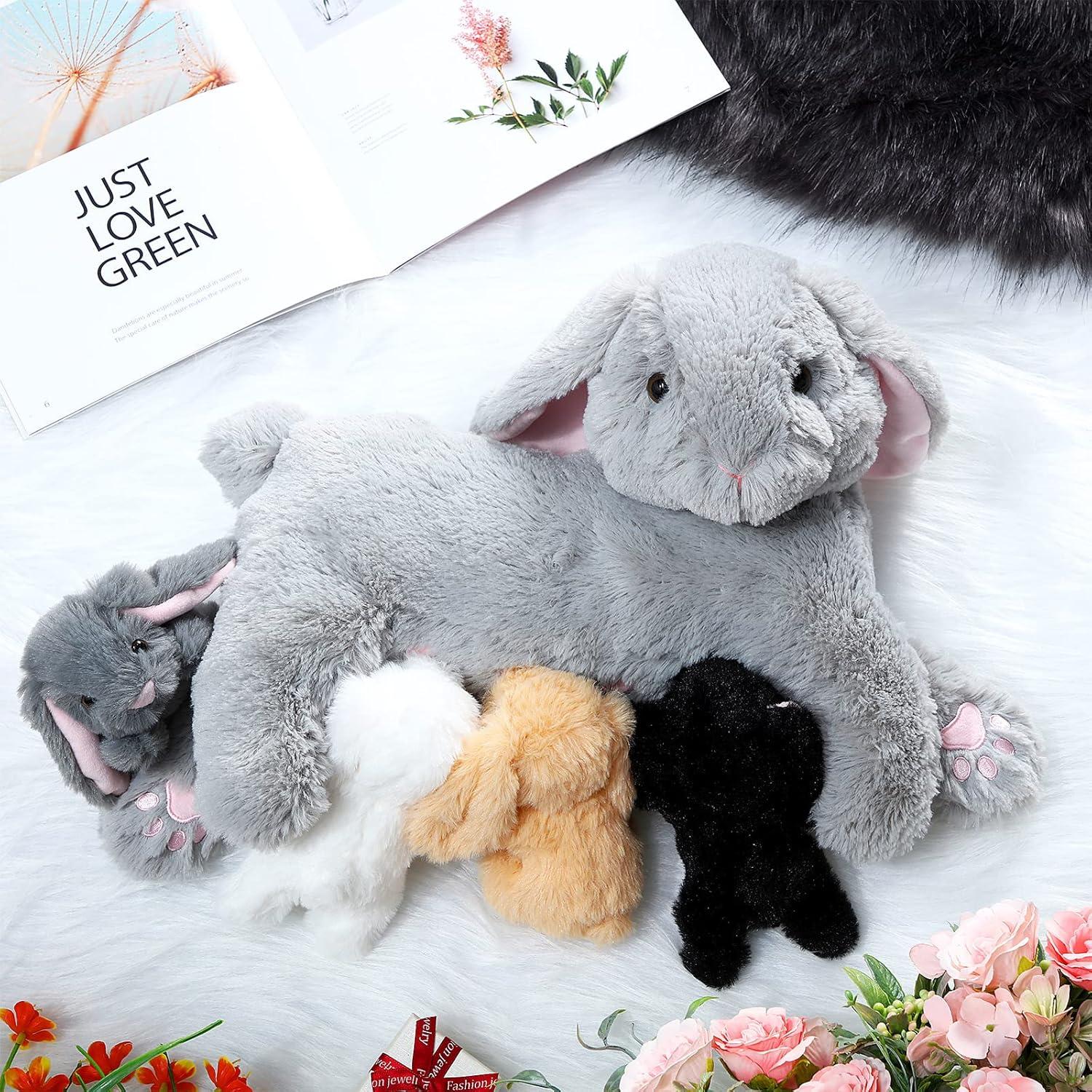 Conjunto de Juguetes de Peluche HyDren 5 Piezas Conejos 38 cm