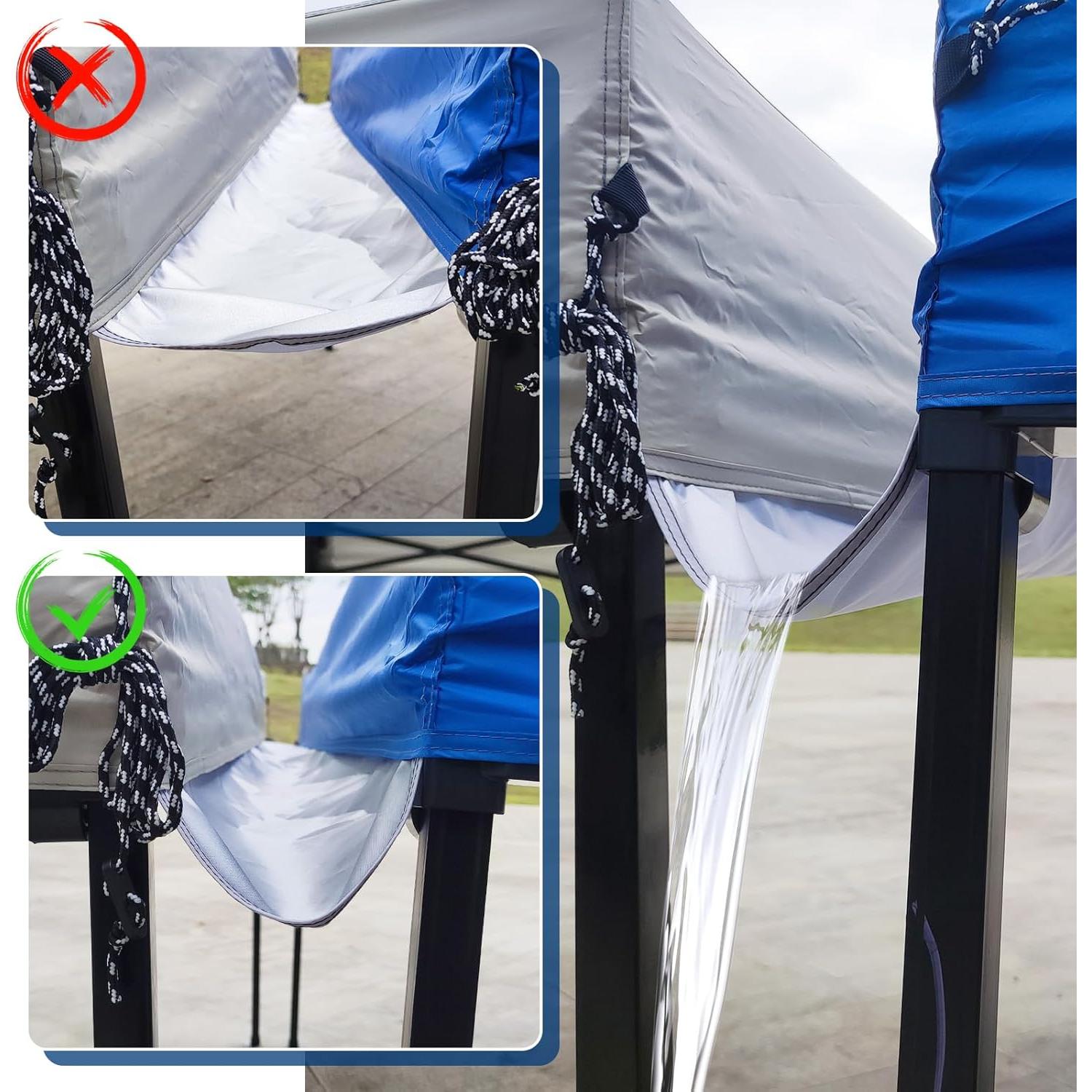 Canalón de Lluvia D&ONEHOS 3.05m para Carpas Plegables