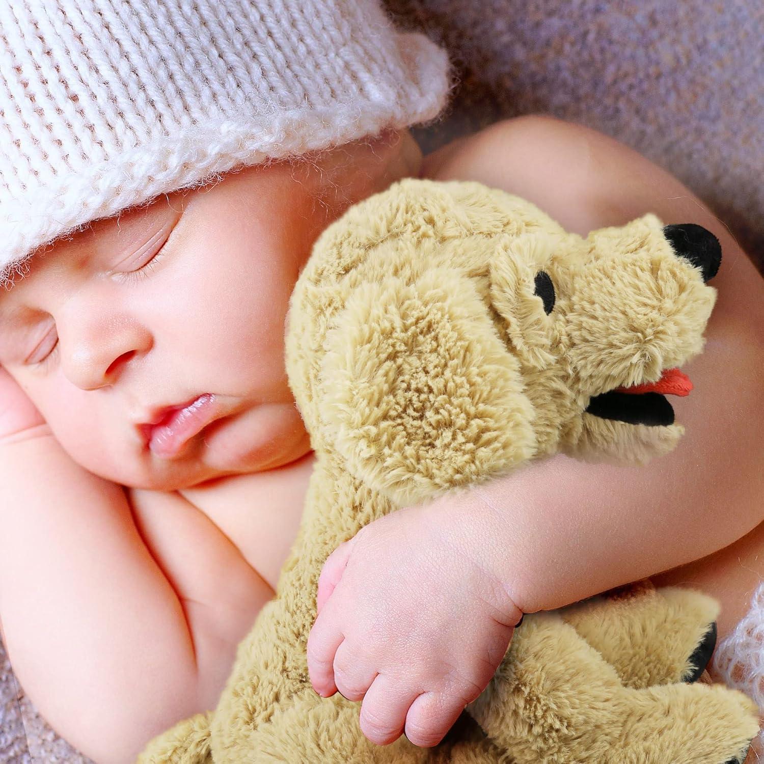 LotFancy Perro de Peluche Golden Retriever 30 cm Acurrucable