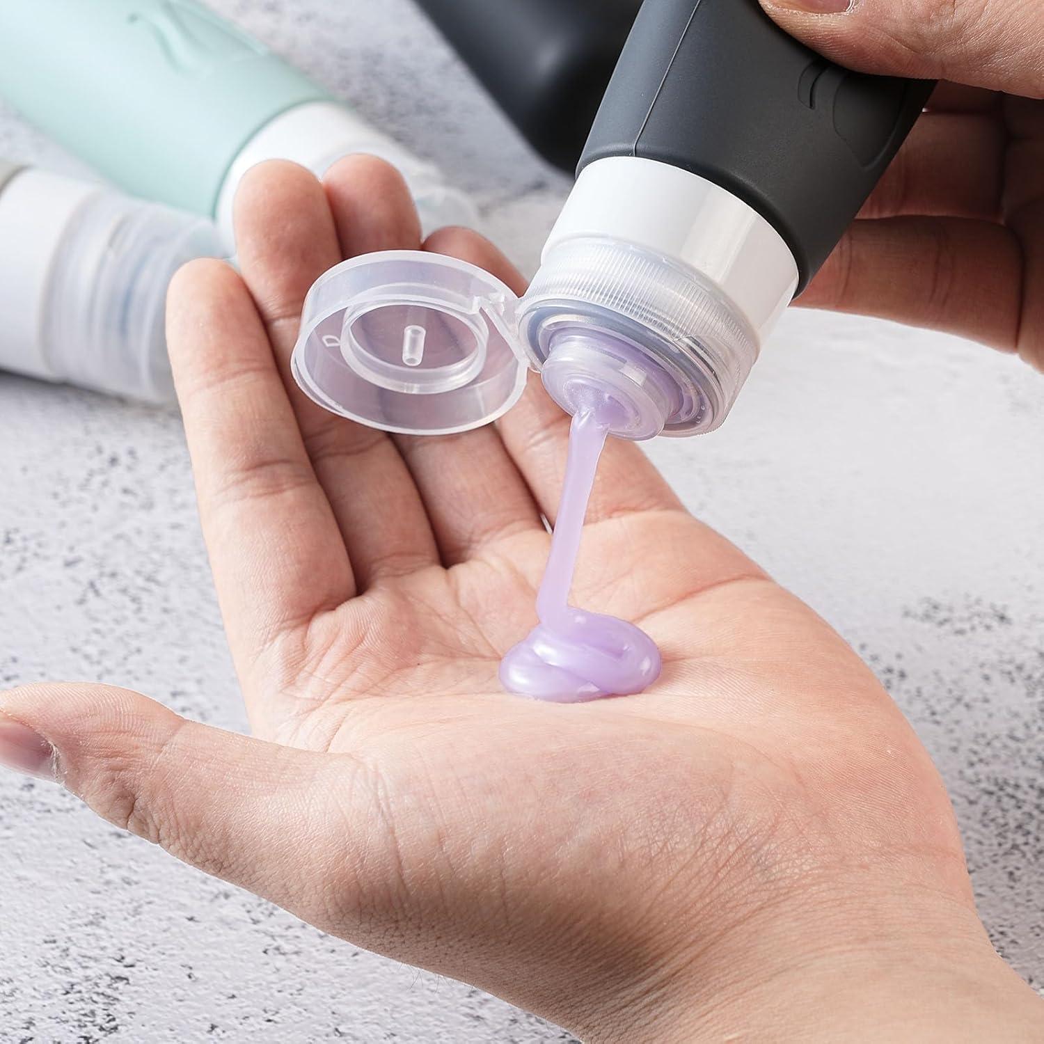 Botellas de viaje a prueba de fugas Zafit 3oz - 4 unidades