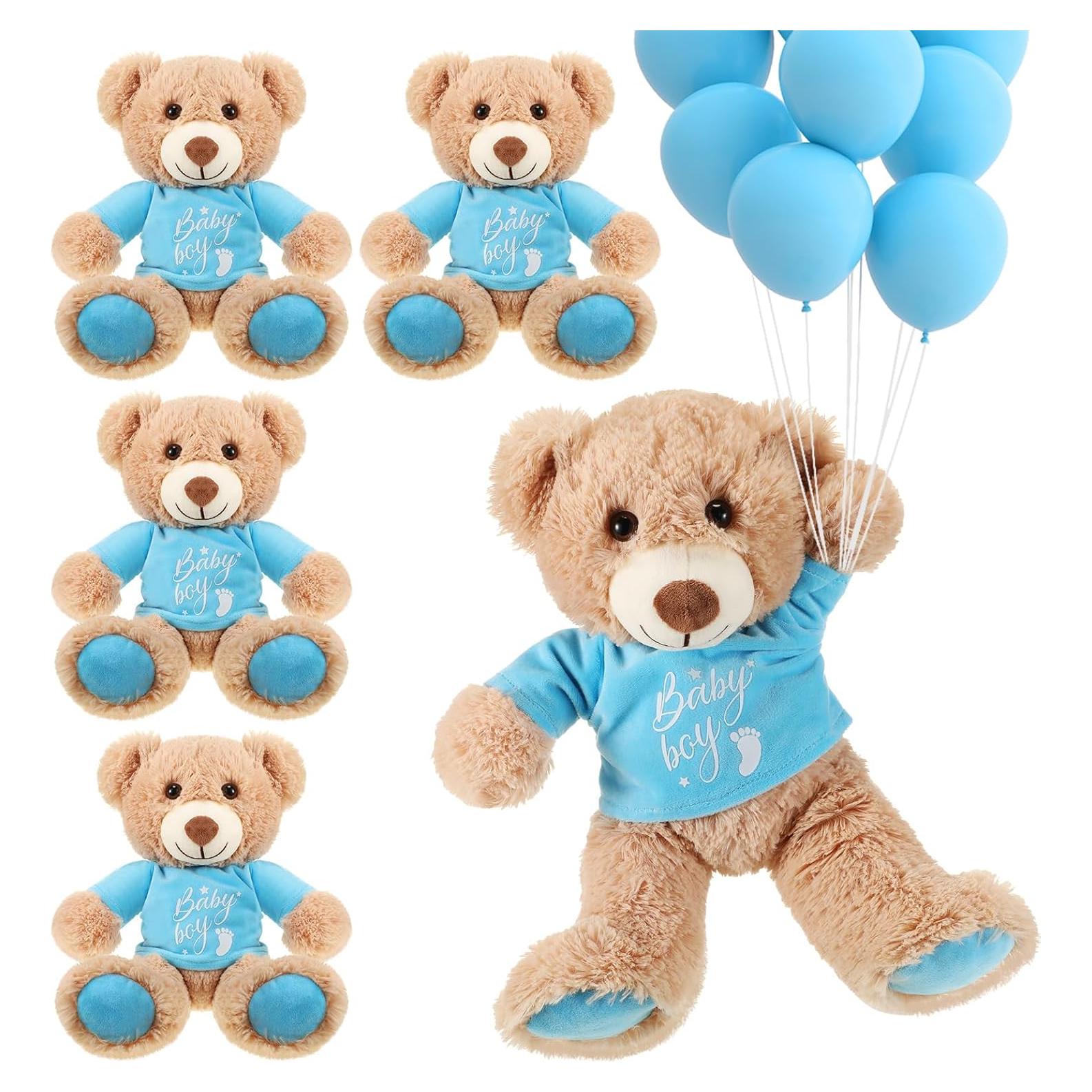 Osos de Peluche Lenwen 5 Pcs 35,56 cm para Baby Shower