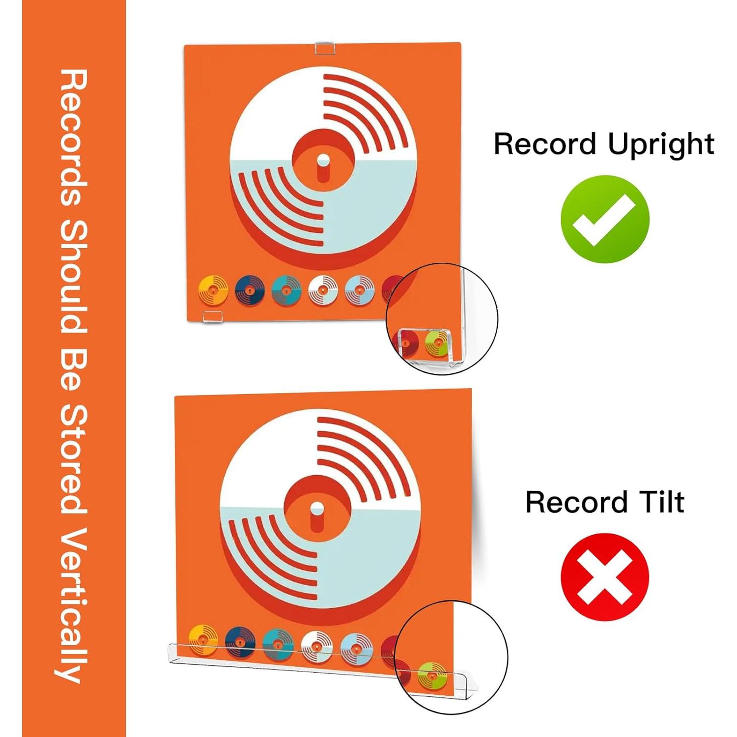 Estante de Vinilo Autoadhesivo Kalami 18 Pcs Transparente