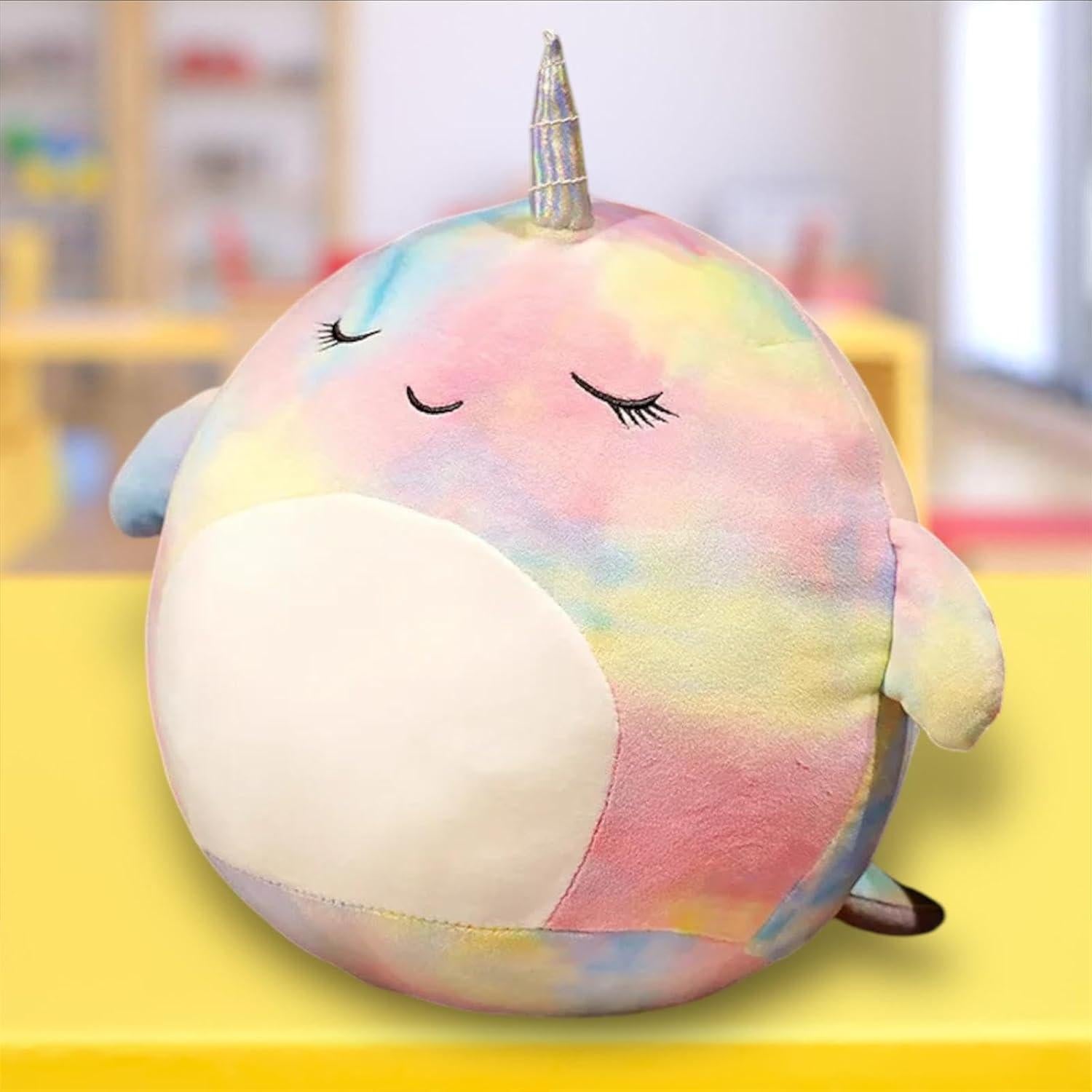 Peluche Unicornio Genérico 40 cm Suave y Colorido