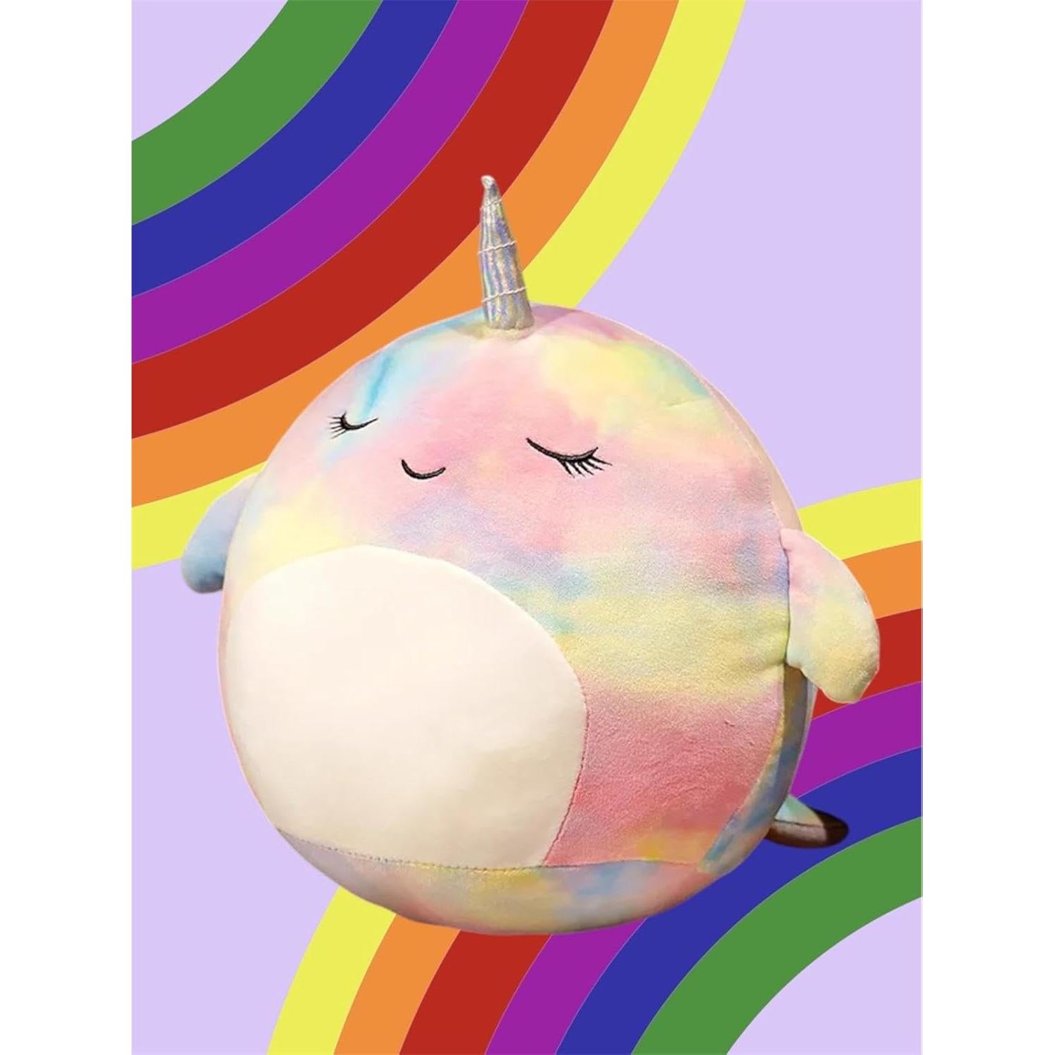 Peluche Unicornio Genérico 40 cm Suave y Colorido