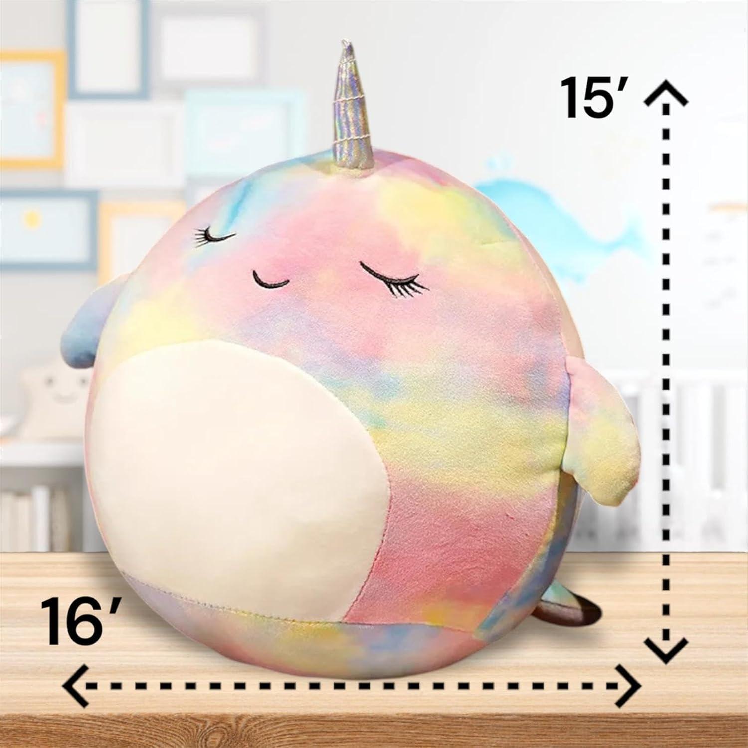 Peluche Unicornio Genérico 40 cm Suave y Colorido