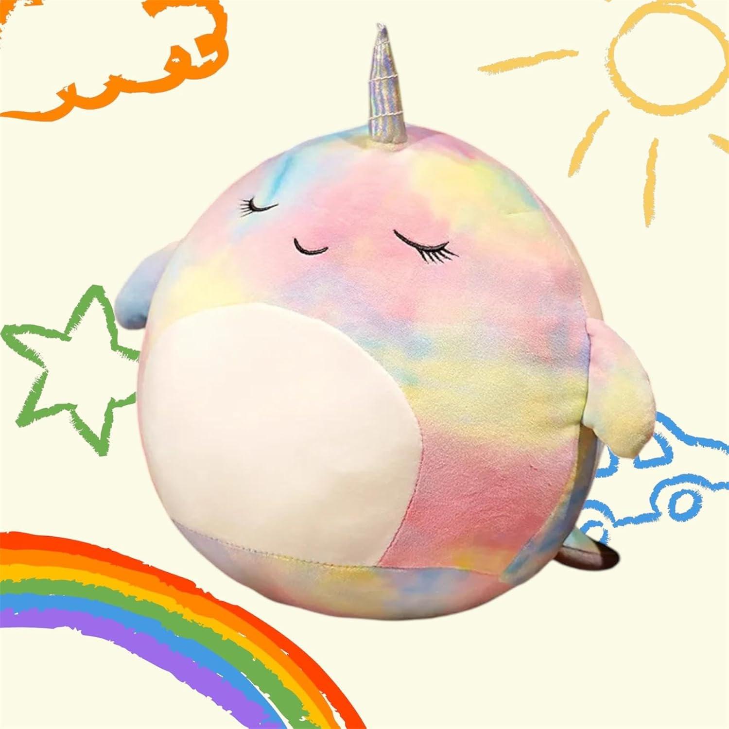 Peluche Unicornio Genérico 40 cm Suave y Colorido