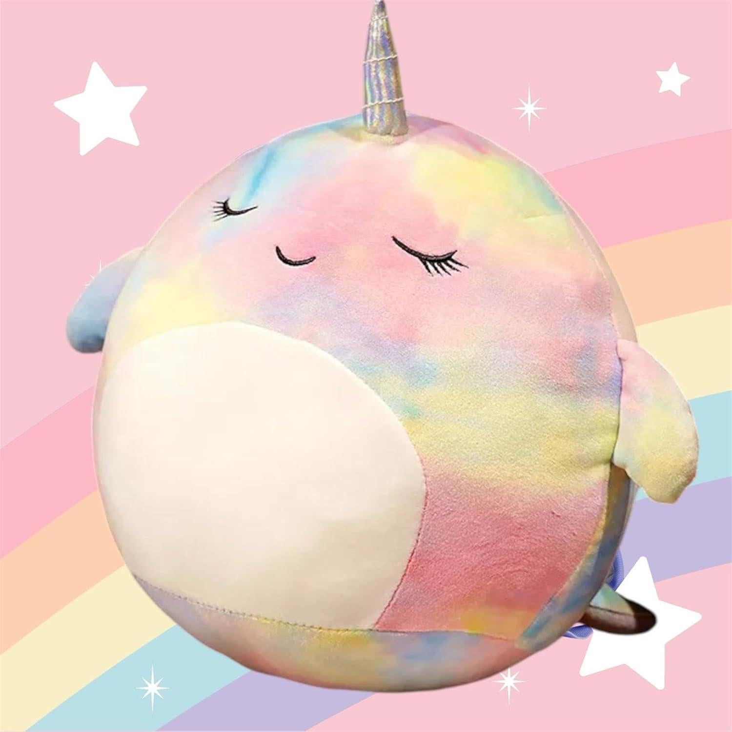 Peluche Unicornio Genérico 40 cm Suave y Colorido